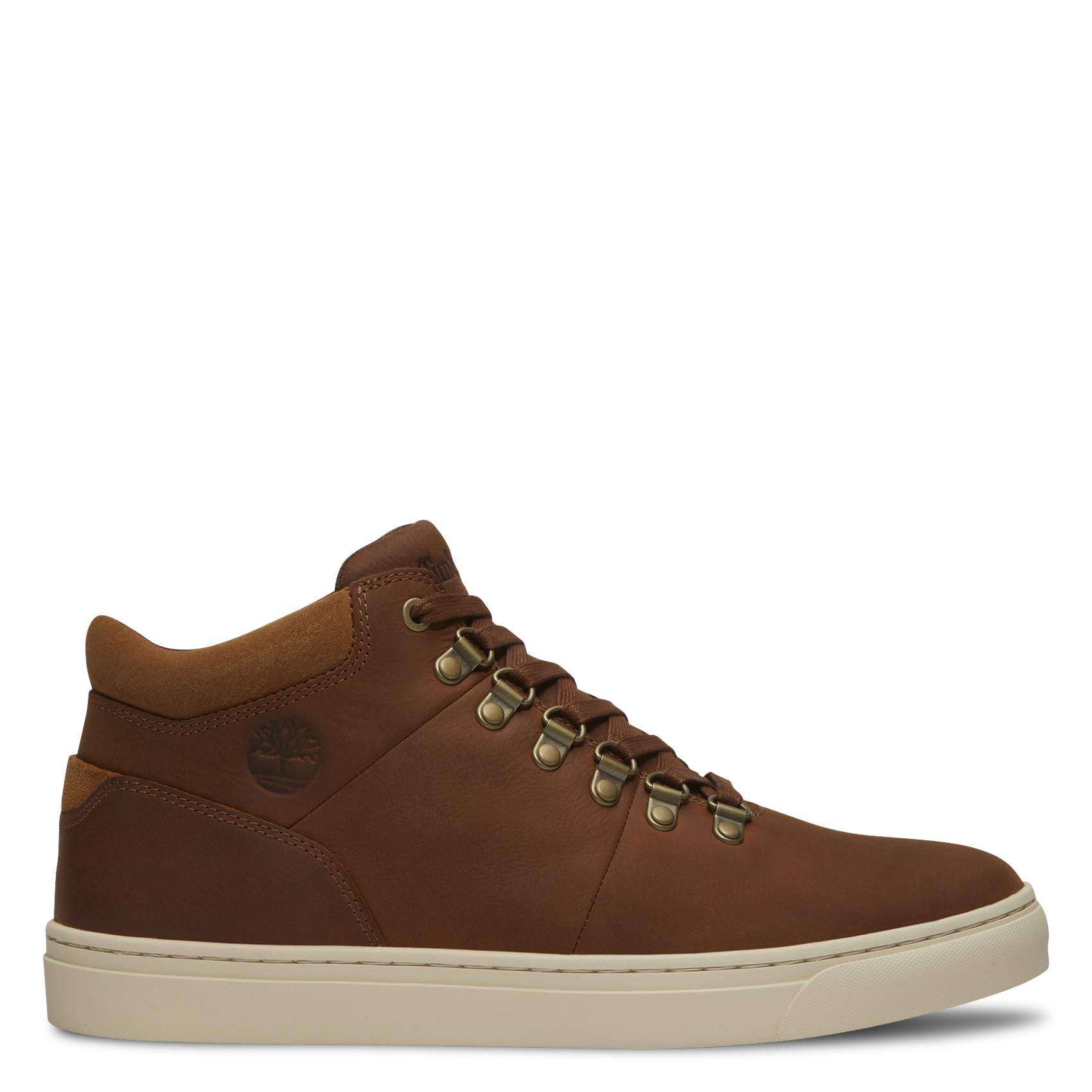 Baskets basses à lacets uni TIMBERLAND Marron