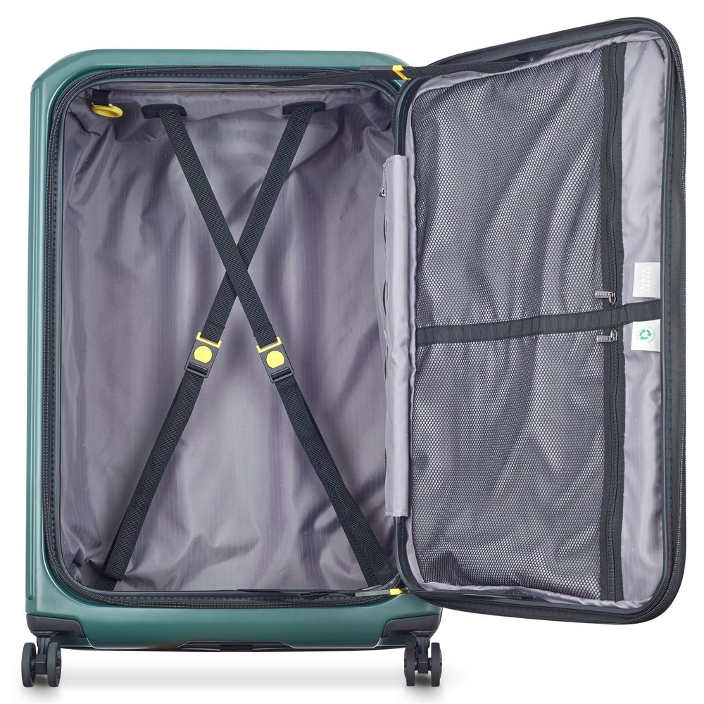 Rigid hold suitcase DELSEY PARIS Green