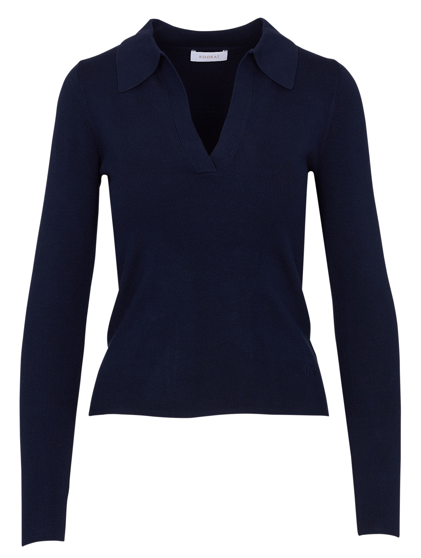 Pull col polo KOOKAI Bleu