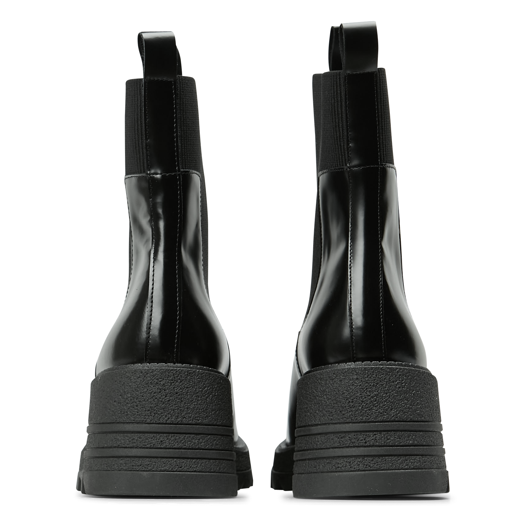 Leather mid-calf boots JONAK Black