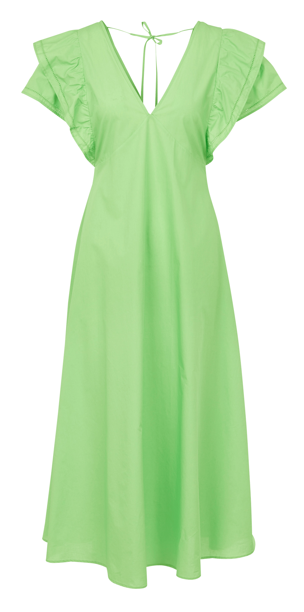 Langes Kleid aus Bio-Baumwolle GrunTOMMY HILFIGER