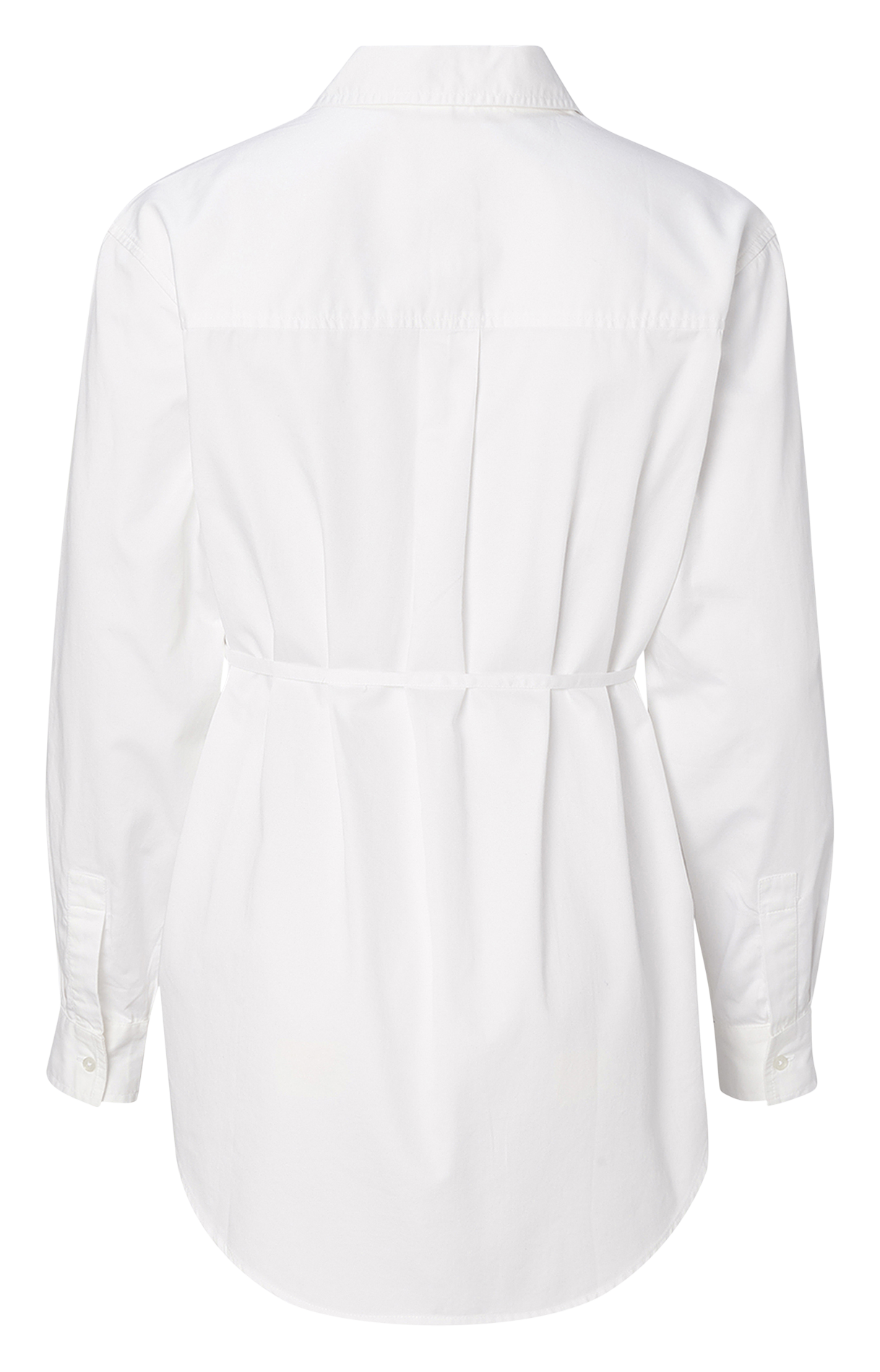 Cotton shirt with classic collar NOPPIES White