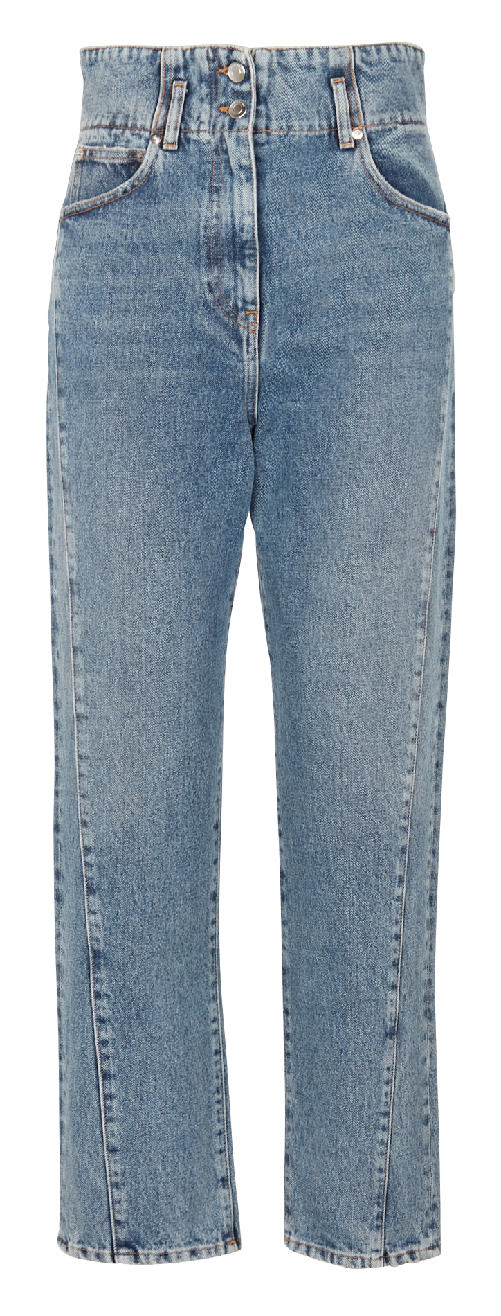 Jean droit en coton IRO Bleu