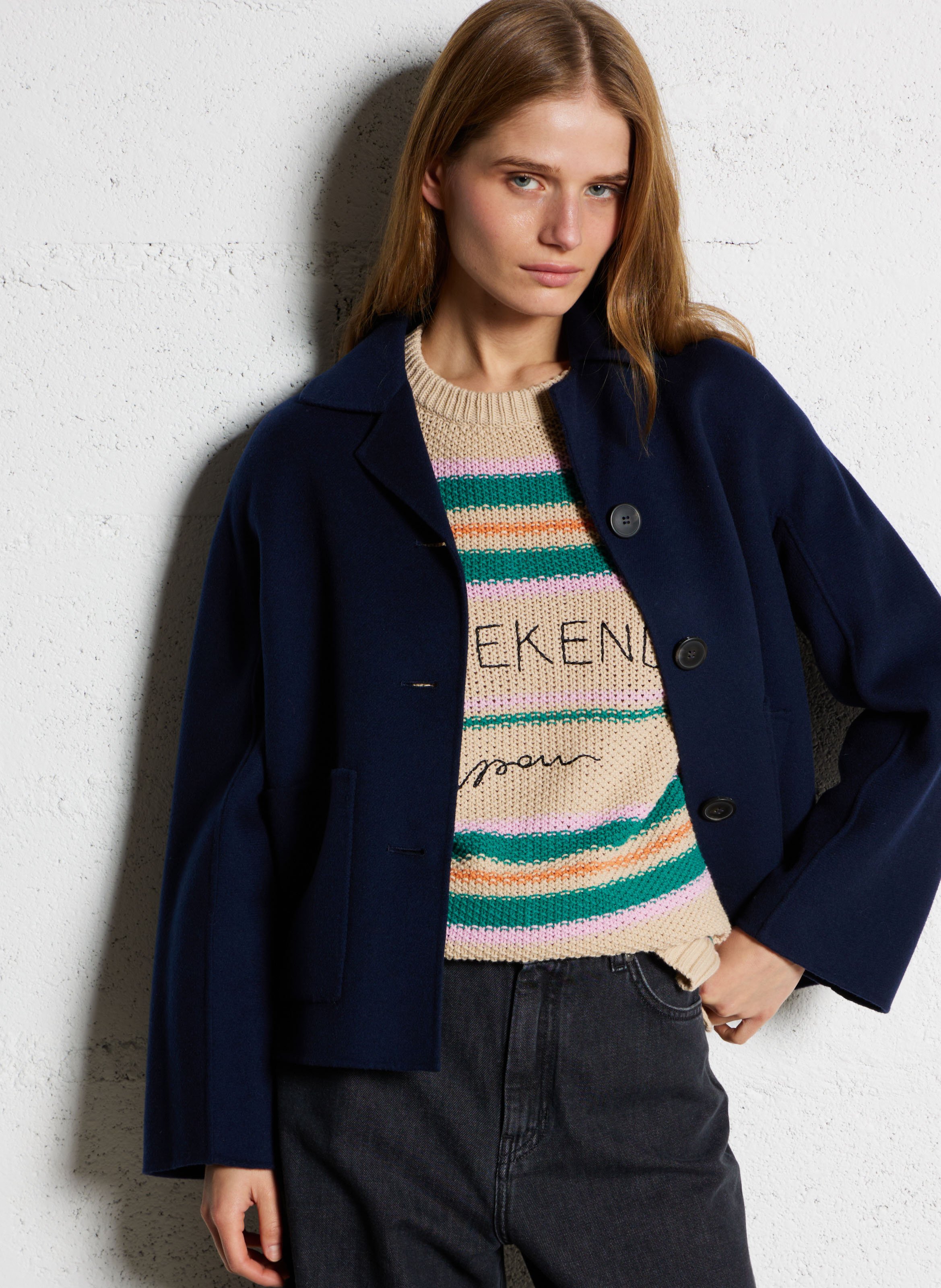 ジャケット Self Portrait Giacca Check In Misto Lana Self-Portrait Giacca | Marrone | FARFETCH IT