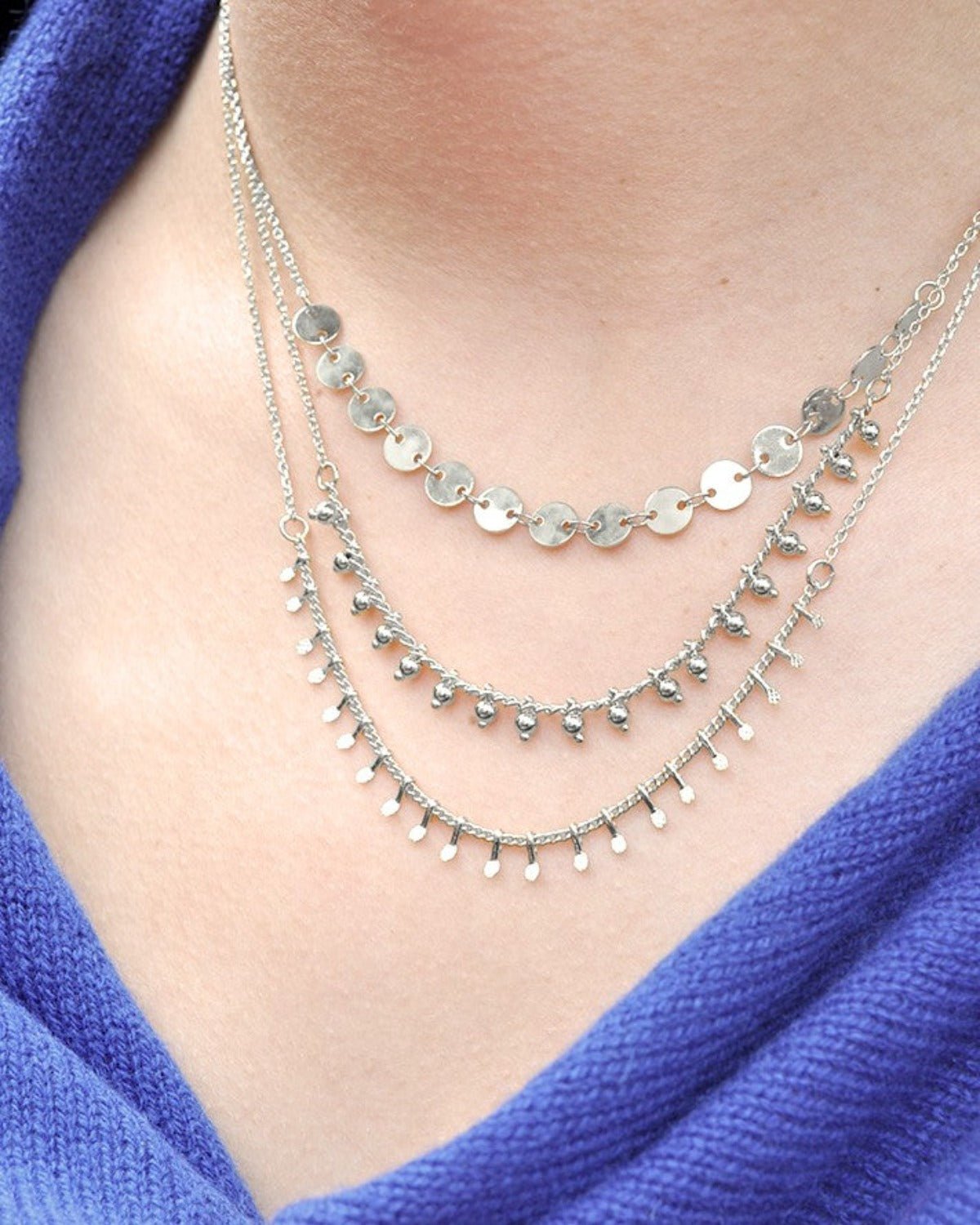 Collier argent NILAI Argent