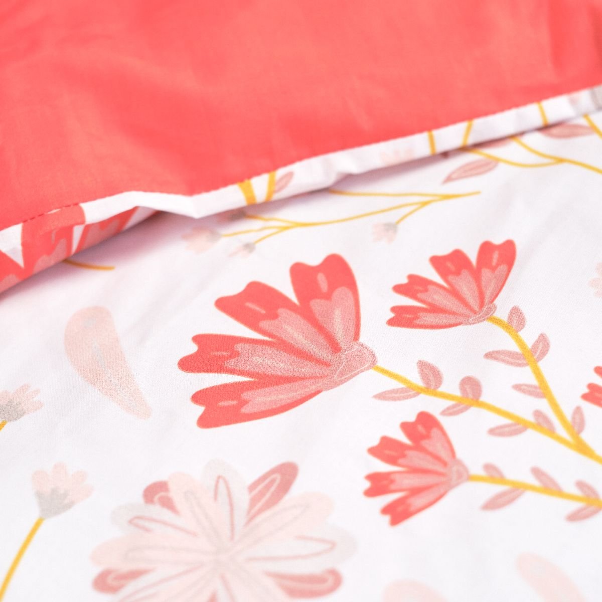 Printed cotton bed set TODAY LINGE DE MAISON Orange