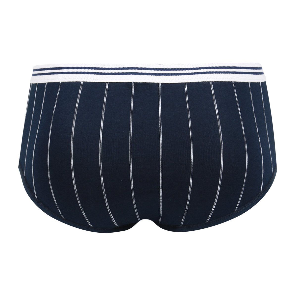 High-rise open mercerized cotton panties EMINENCE Blue