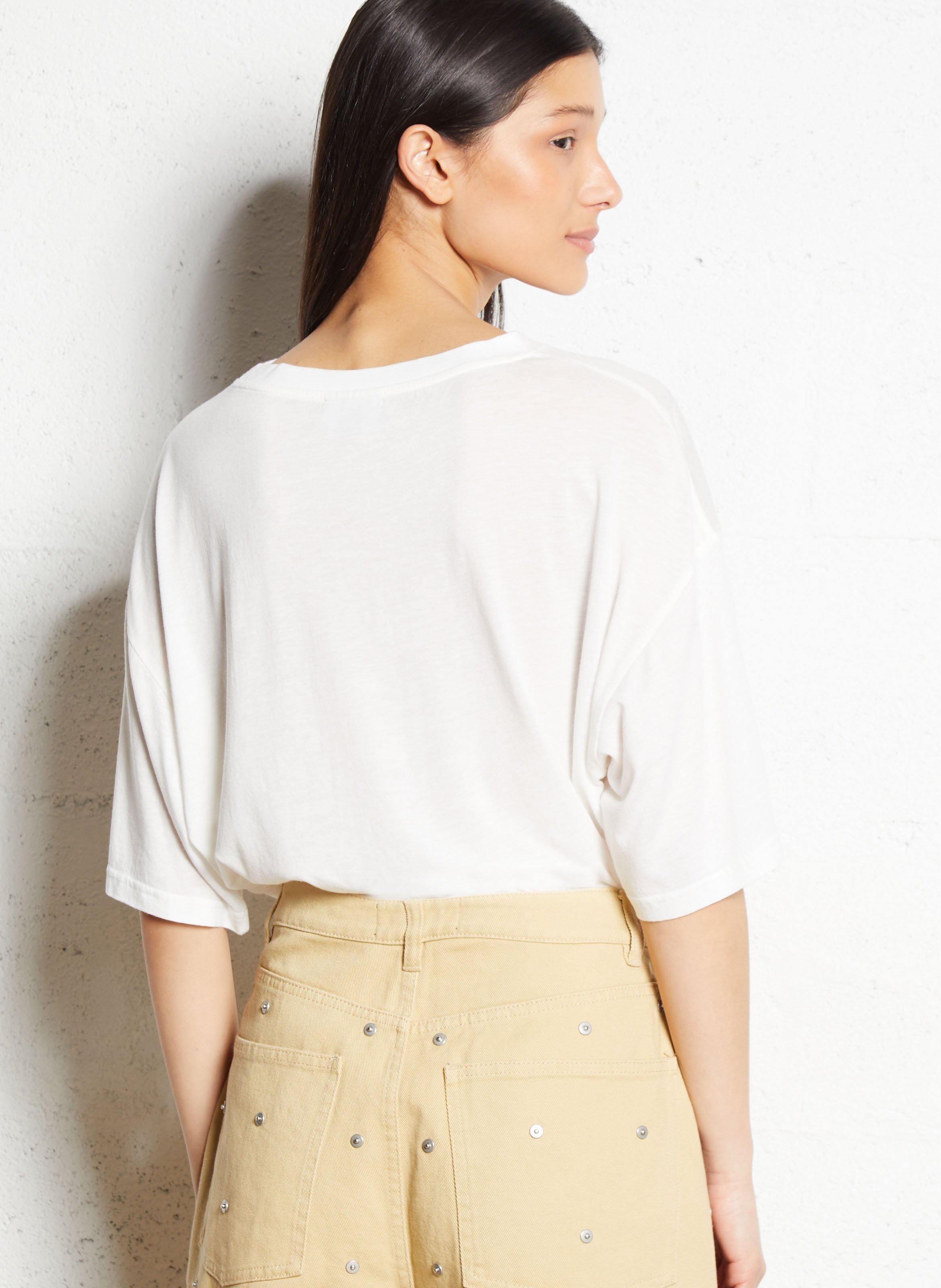 Cotton T-shirt NEWTONE White