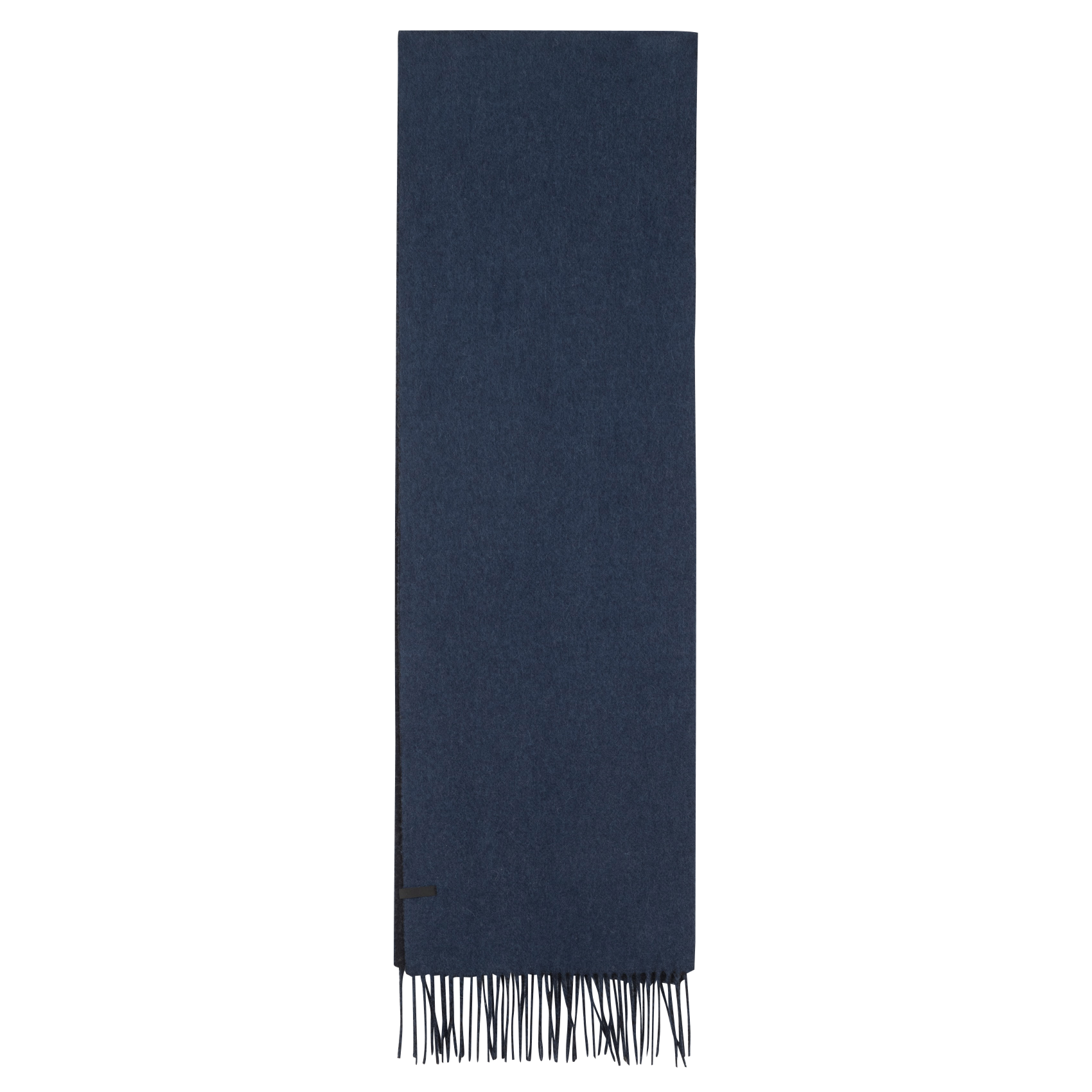 Checked alpaca wool scarf IKKS Grey