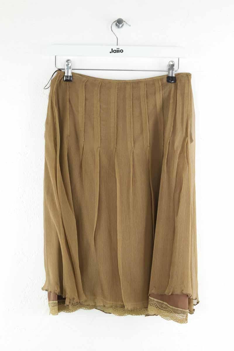 Silk skirt TARA JARMON - Seconde Main Brown