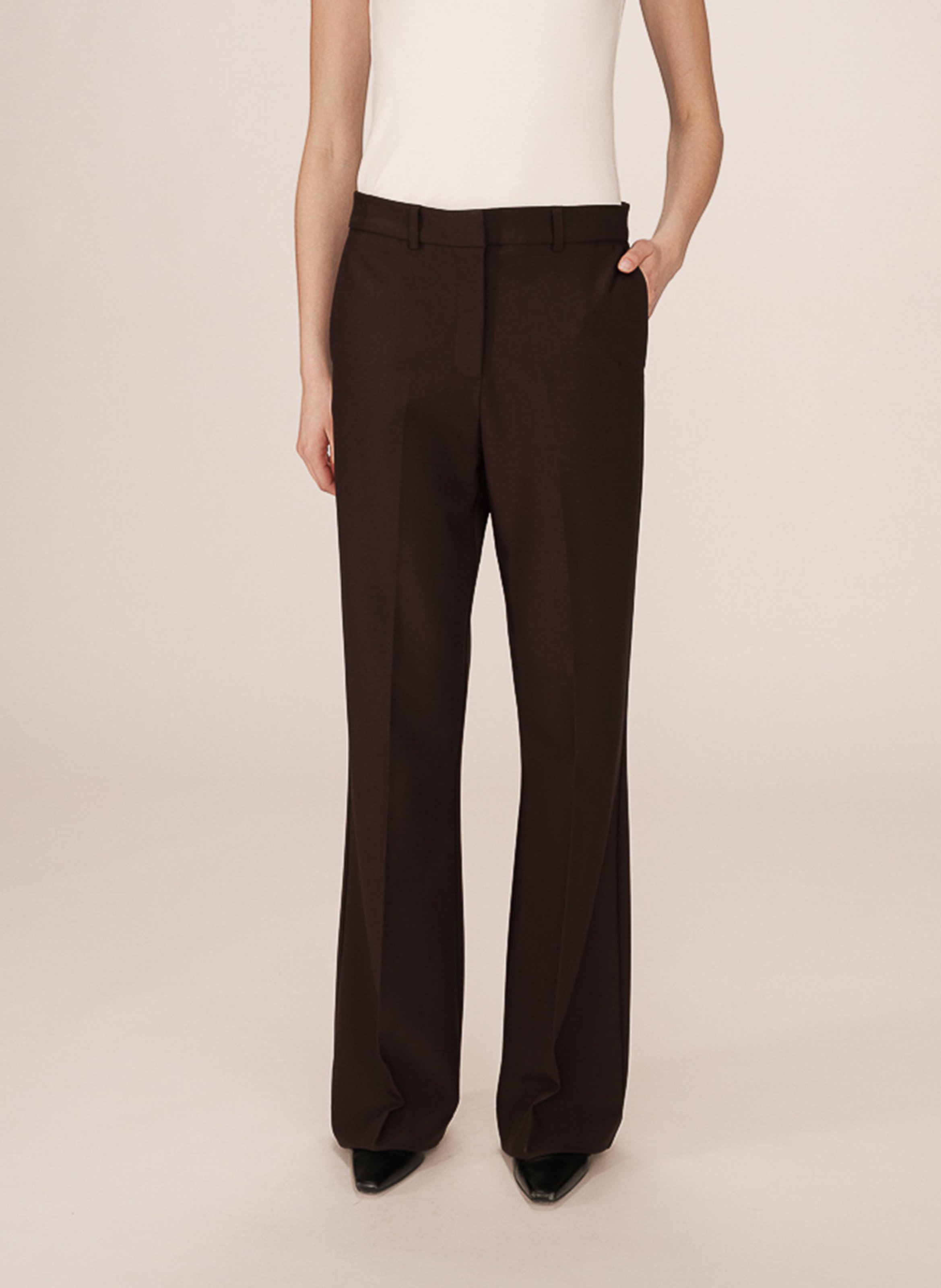 Flare tailored trousers GRACE ET MILA