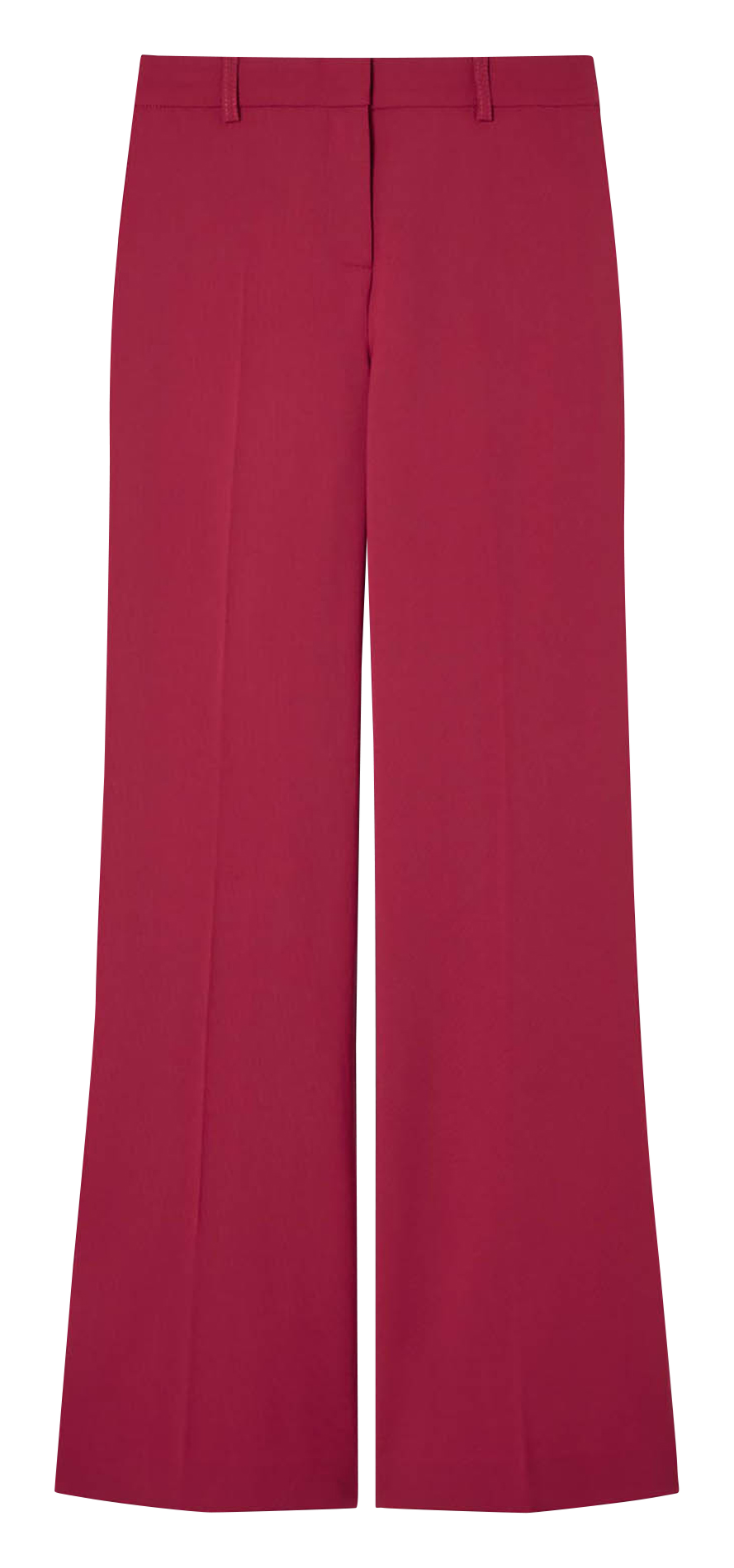 Wijde broek van wol TARA JARMON Rood