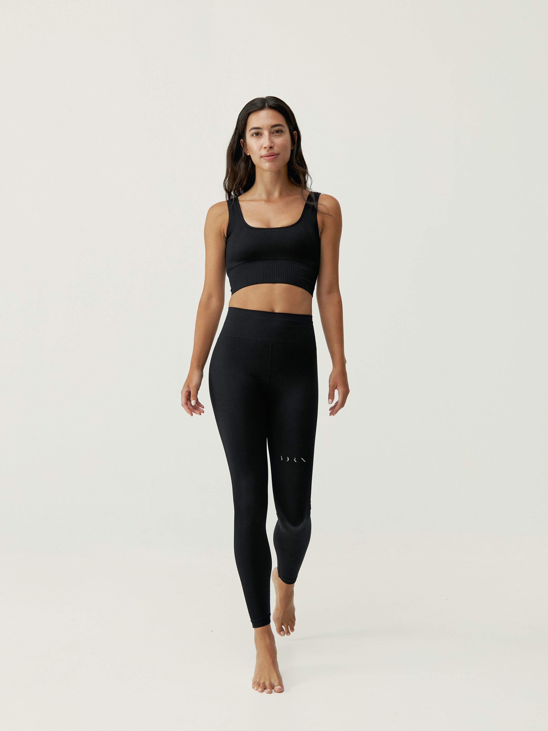 Seamless leggings BORN LIVING YOGA Black