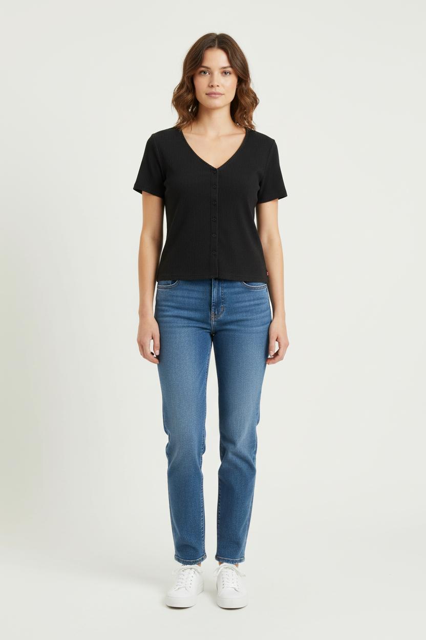 Tommy Badge T-shirt LEVI'S - Seconde main Black