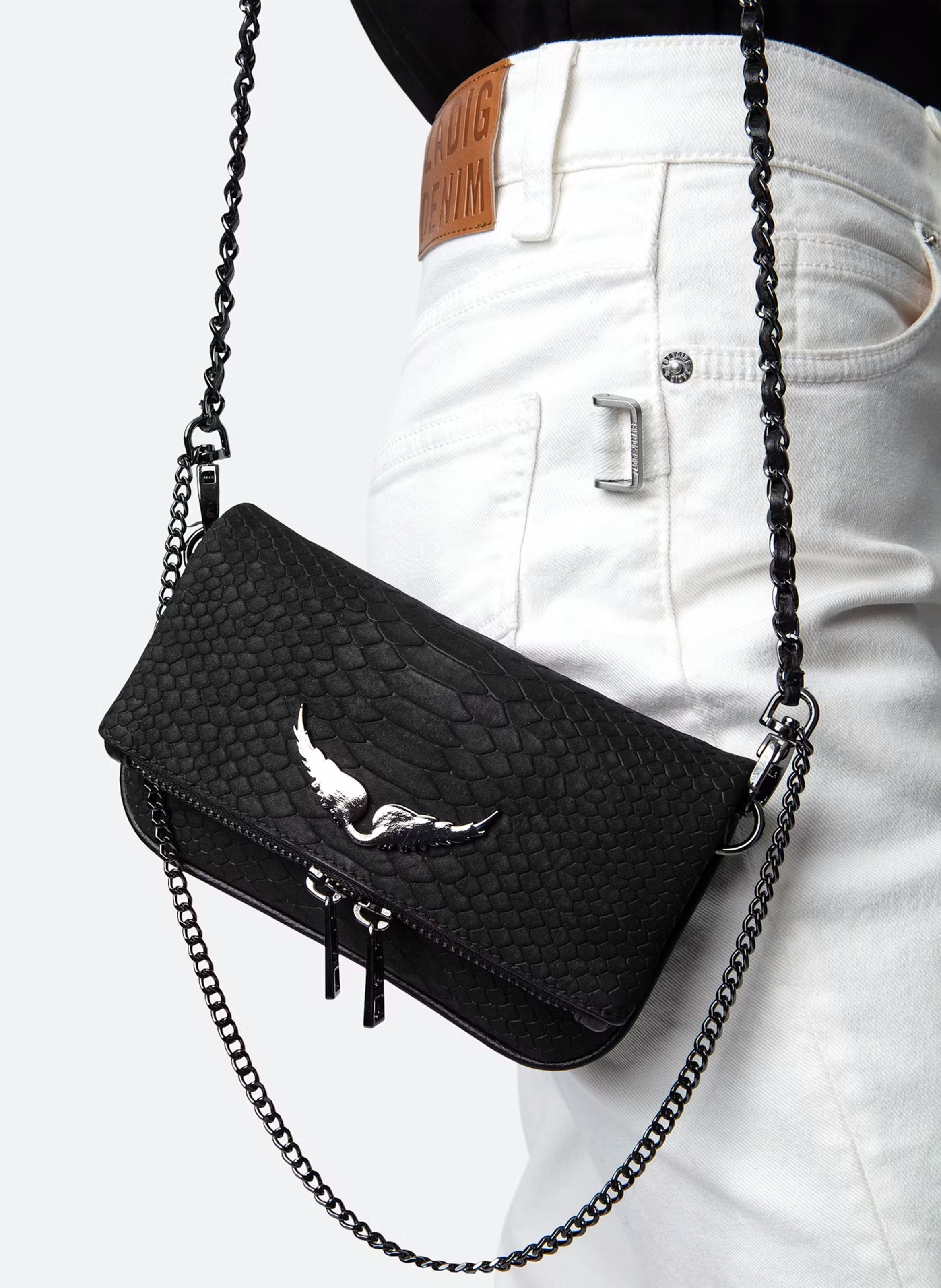 Dori leather shoulder bag ZADIG&VOLTAIRE Black