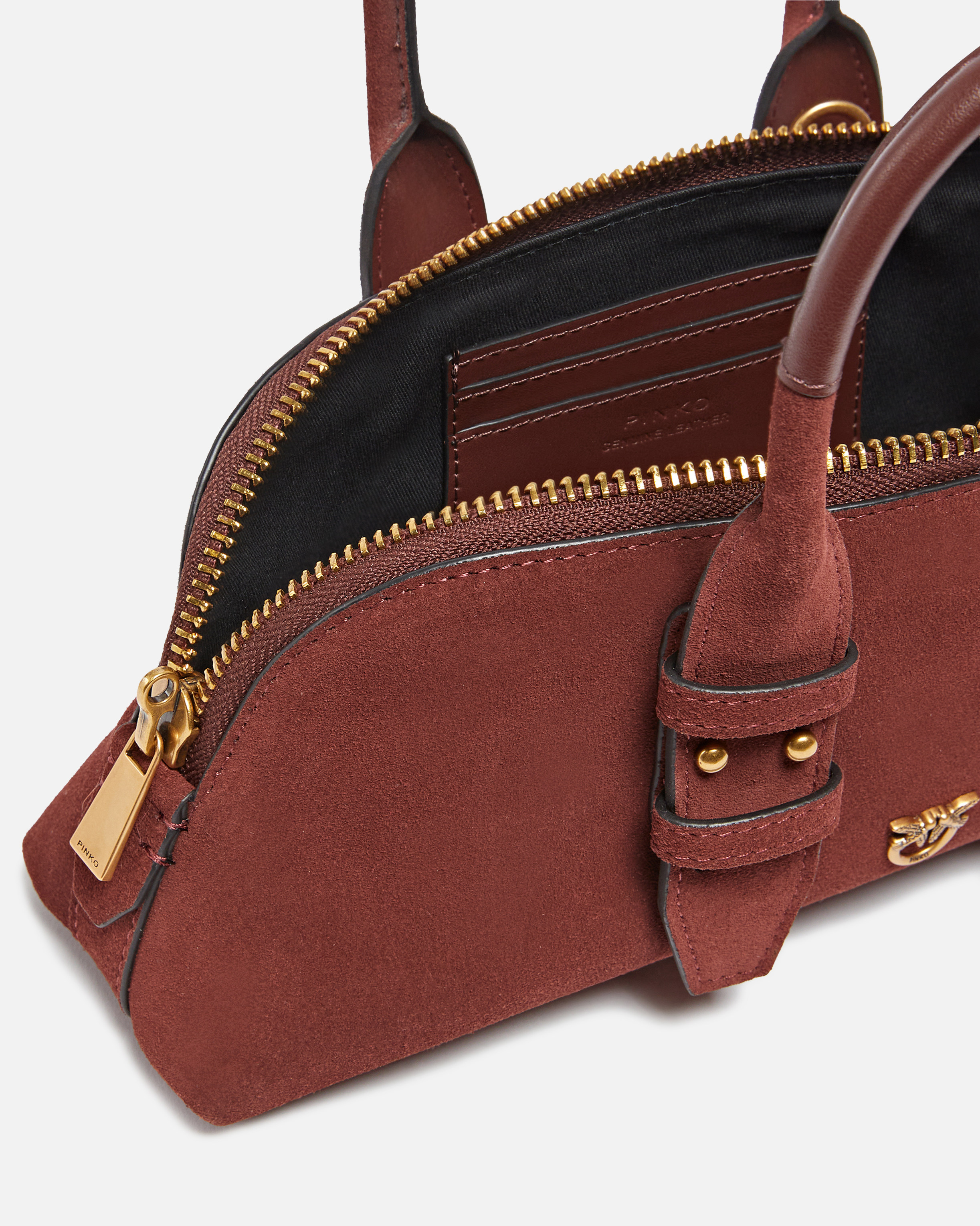 Small escape bag in leather PINKO Golden