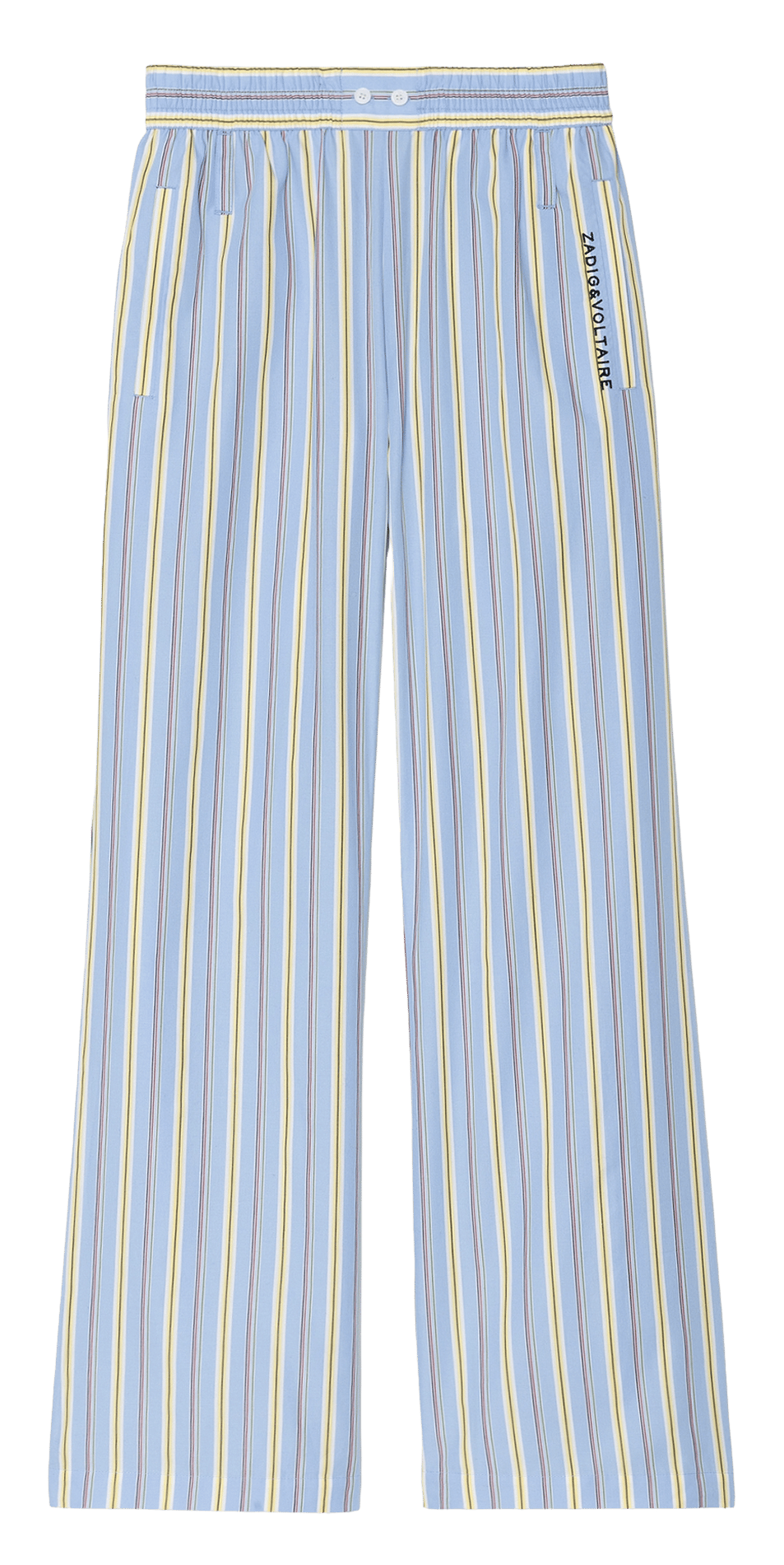Straight striped cotton pants ZADIG&VOLTAIRE Blue