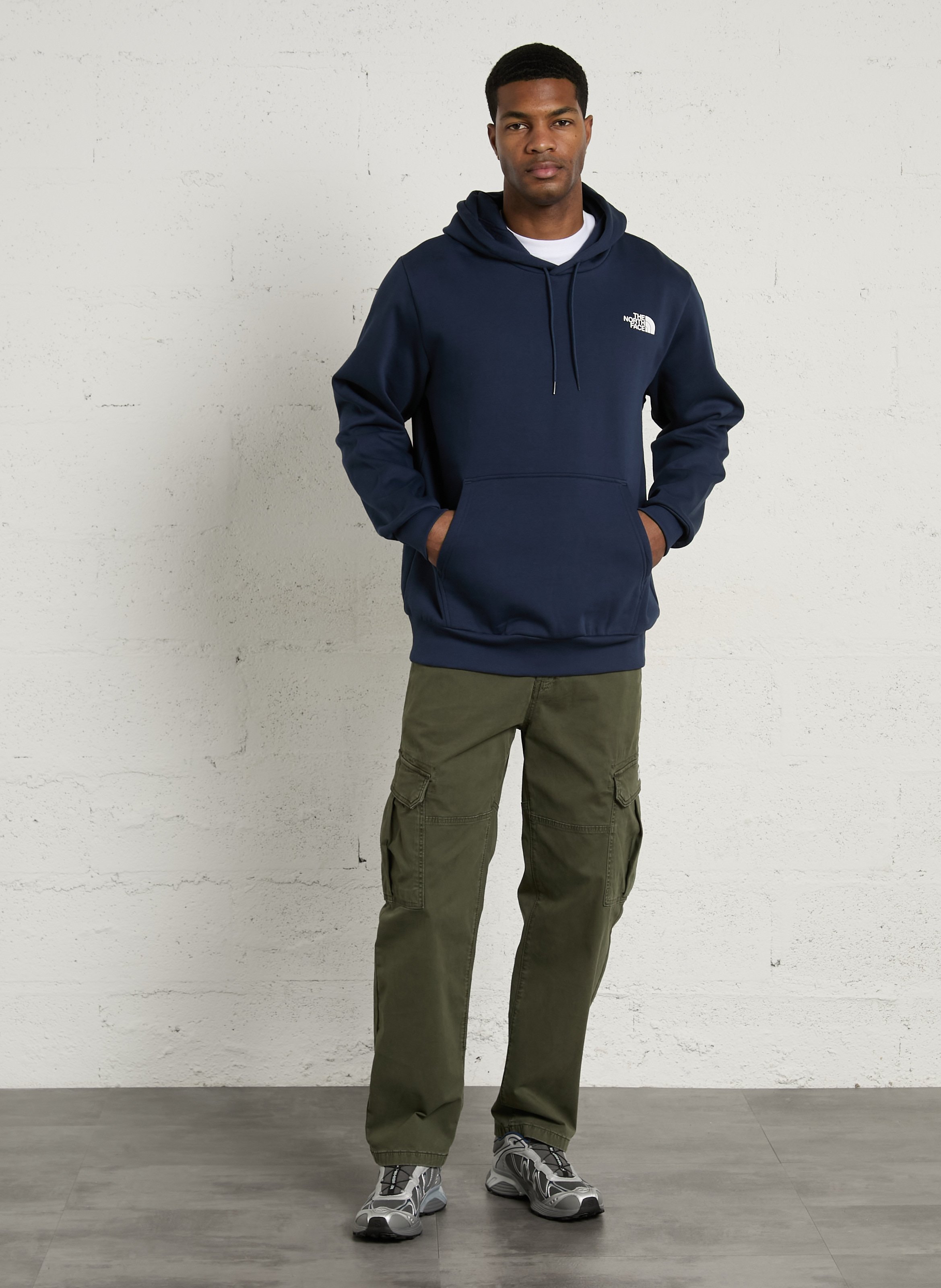 Pantalon droit en coton mélangé PEPE JEANS Vert