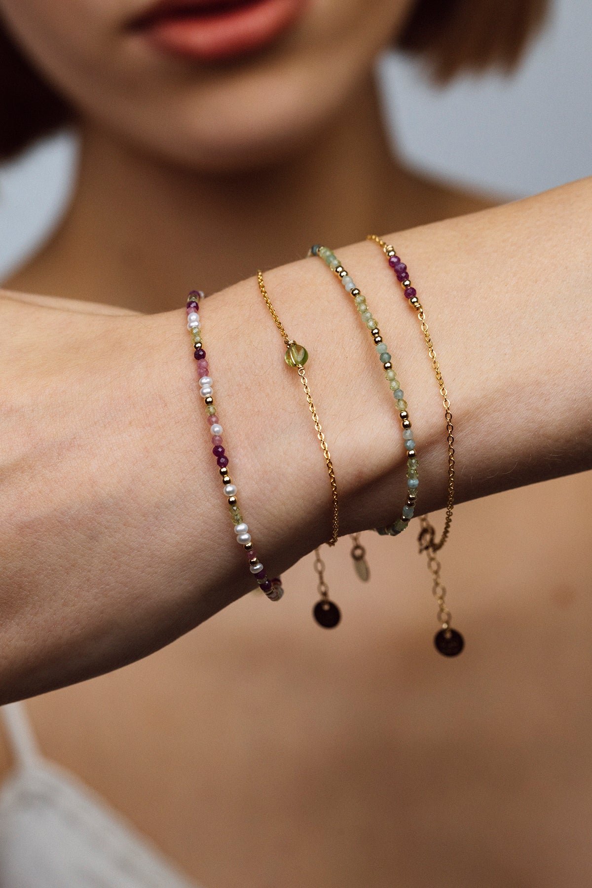 Bracelet - Mint water YAY Golden