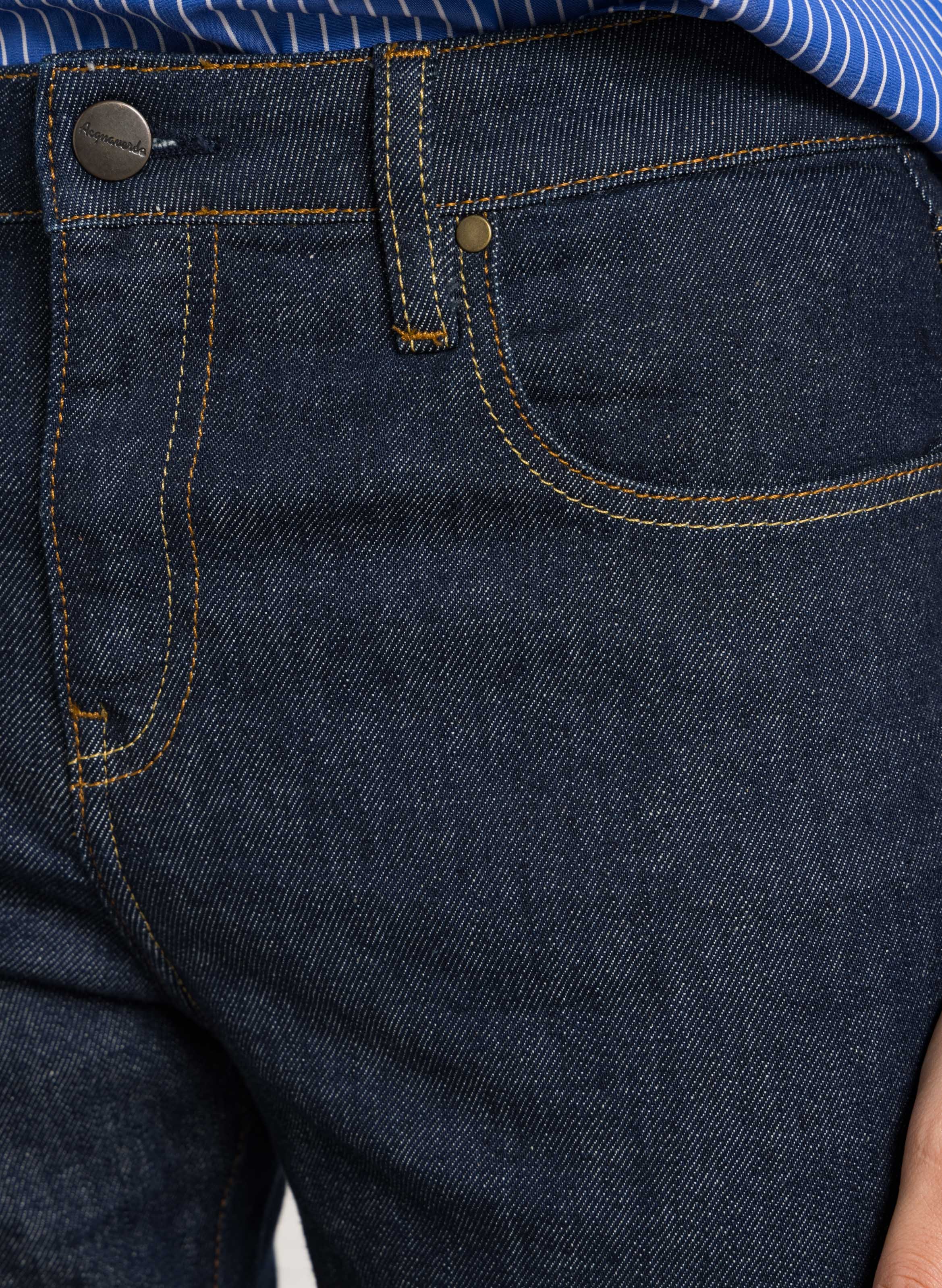 High-rise slim-fit jeans ACQUAVERDE Blue