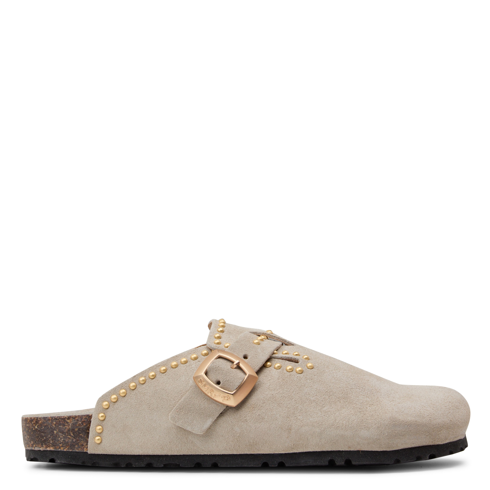 Mules plates en cuir suédé SEMERDJIAN - SMR