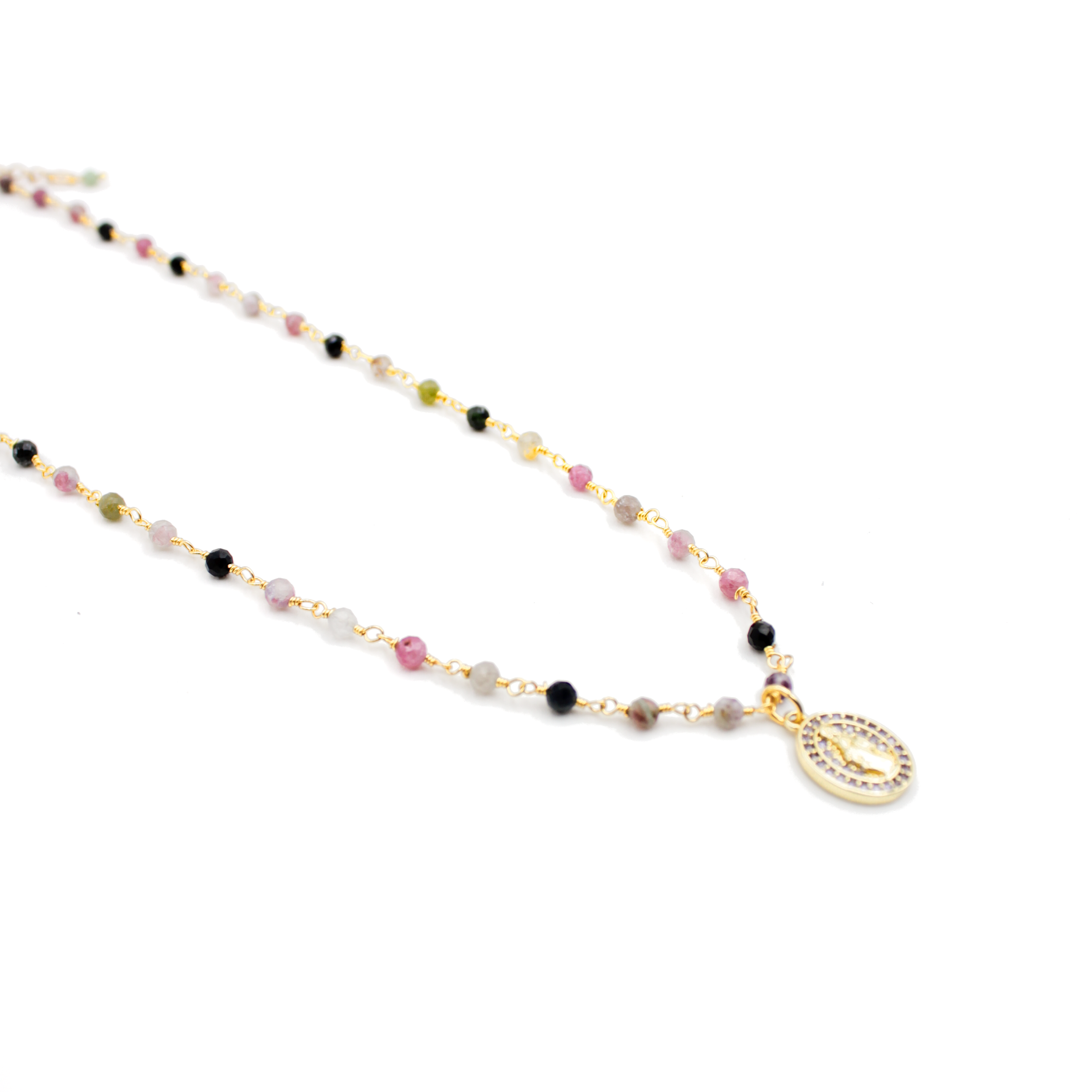 Collier vierge - charlotte L'ATELIER DES DAMES Doré