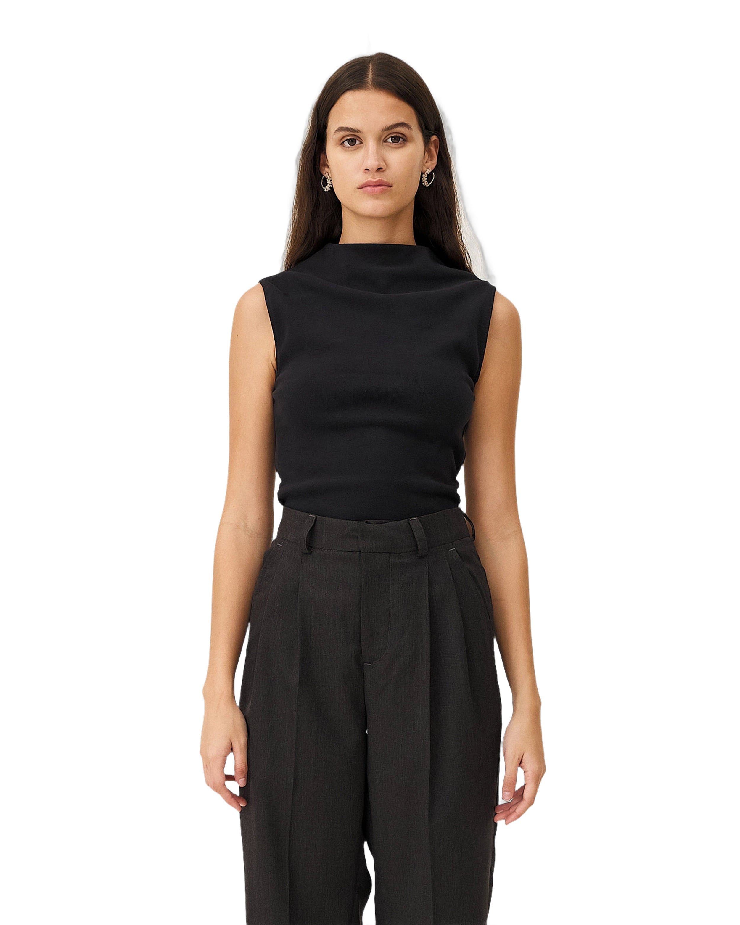 Casual top ELBA BLACK Noyoco Black