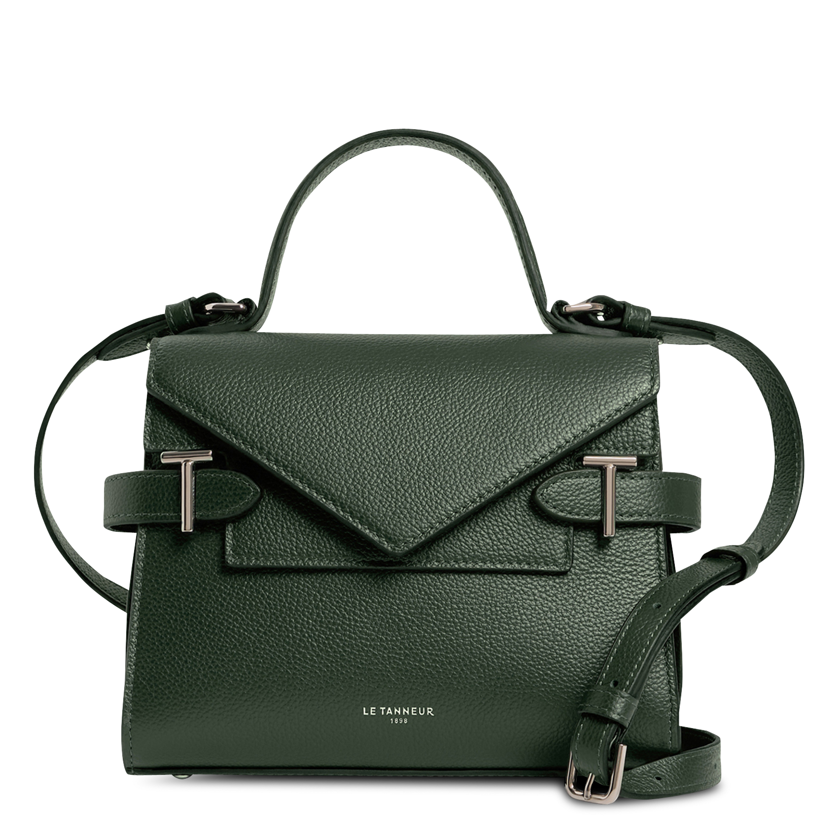 Leather handbag LE TANNEUR
