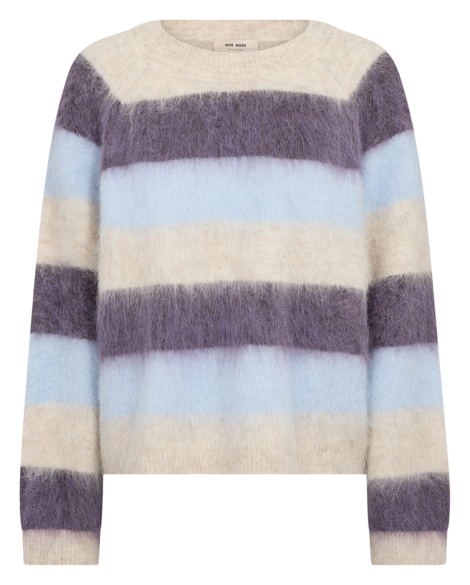 Oversized trui | wolblend MOS MOSH Violet