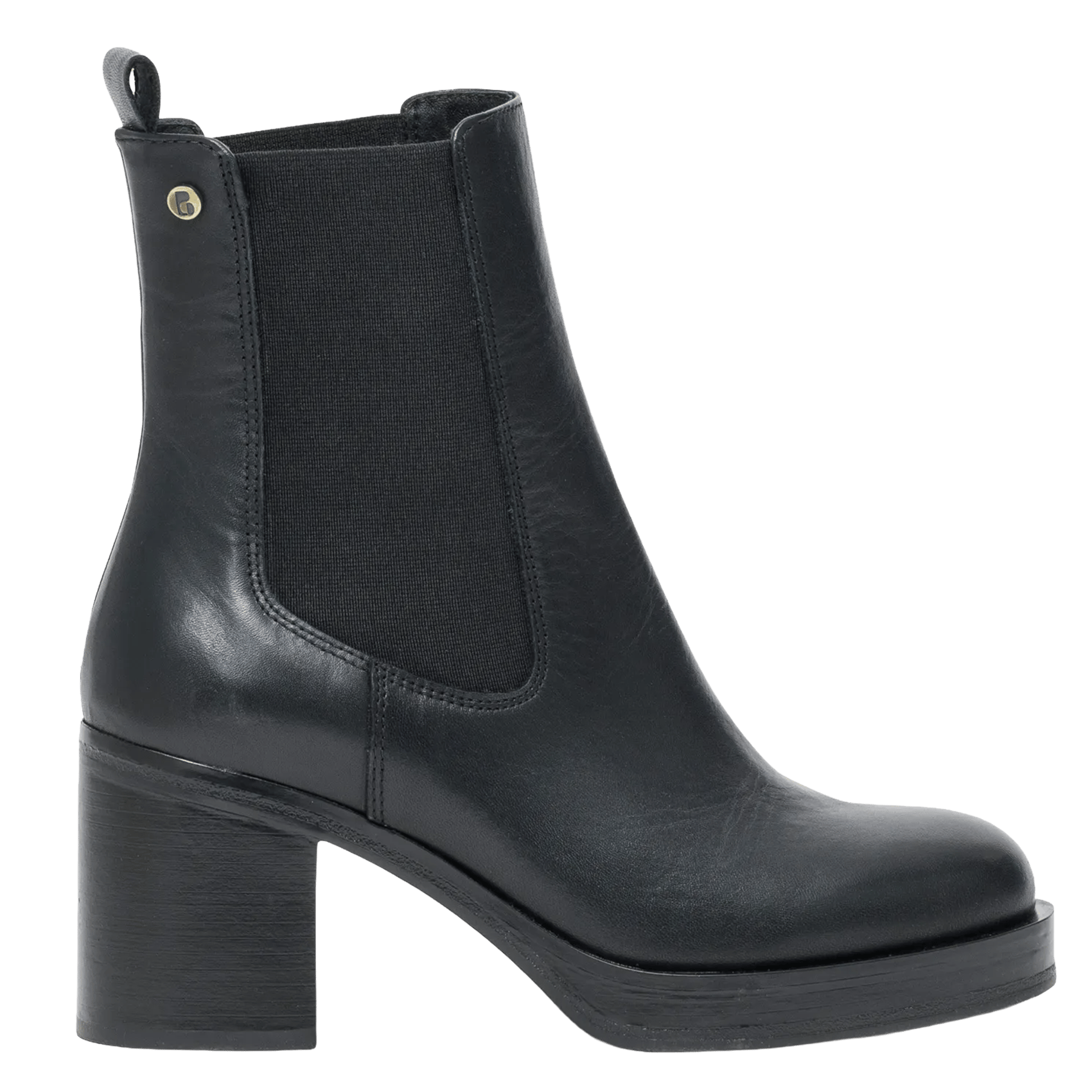 Bottines en cuir velours BOCAGE Noir