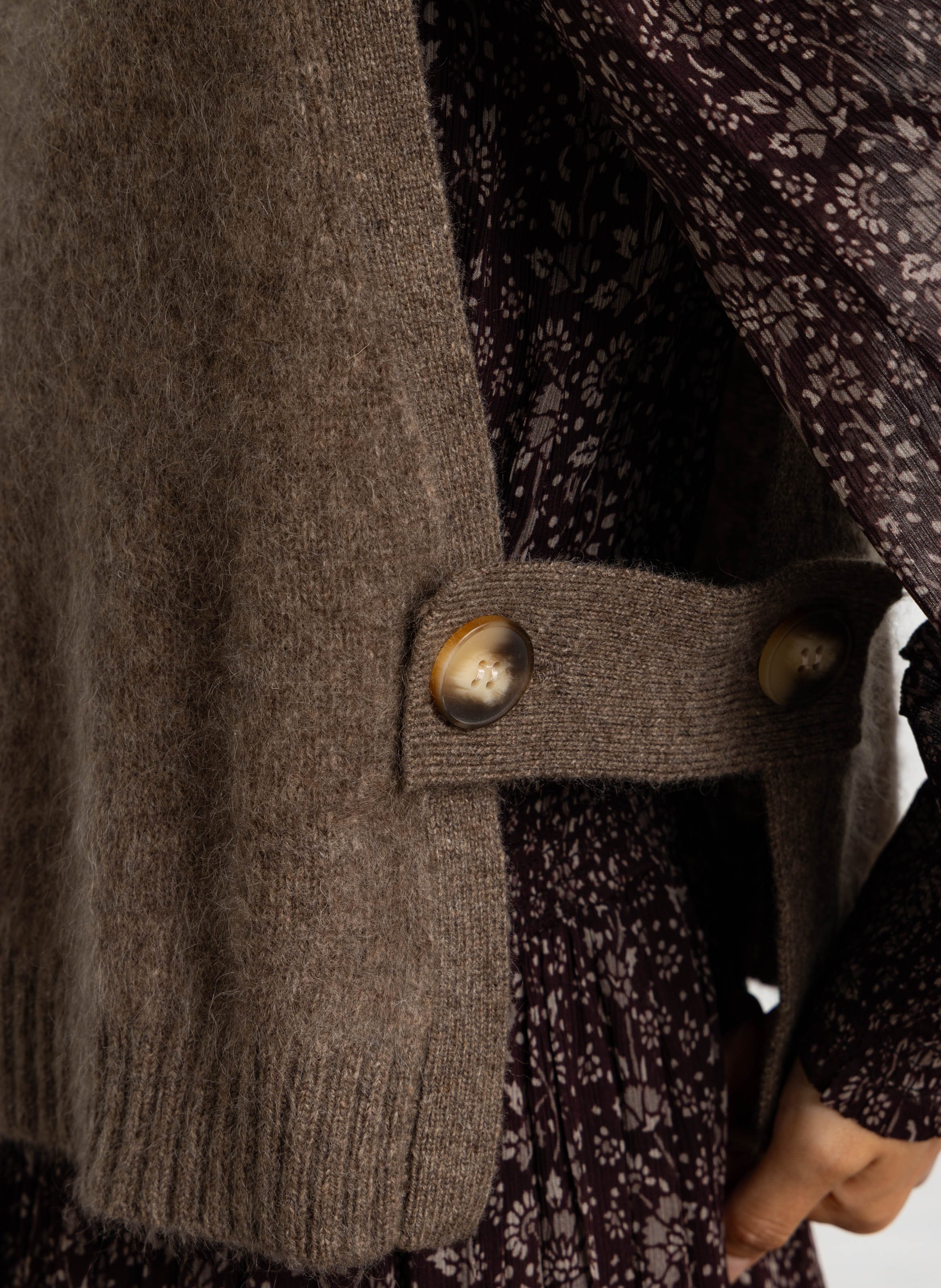 Pull droit en laine | Gris MAISON 123 Femme