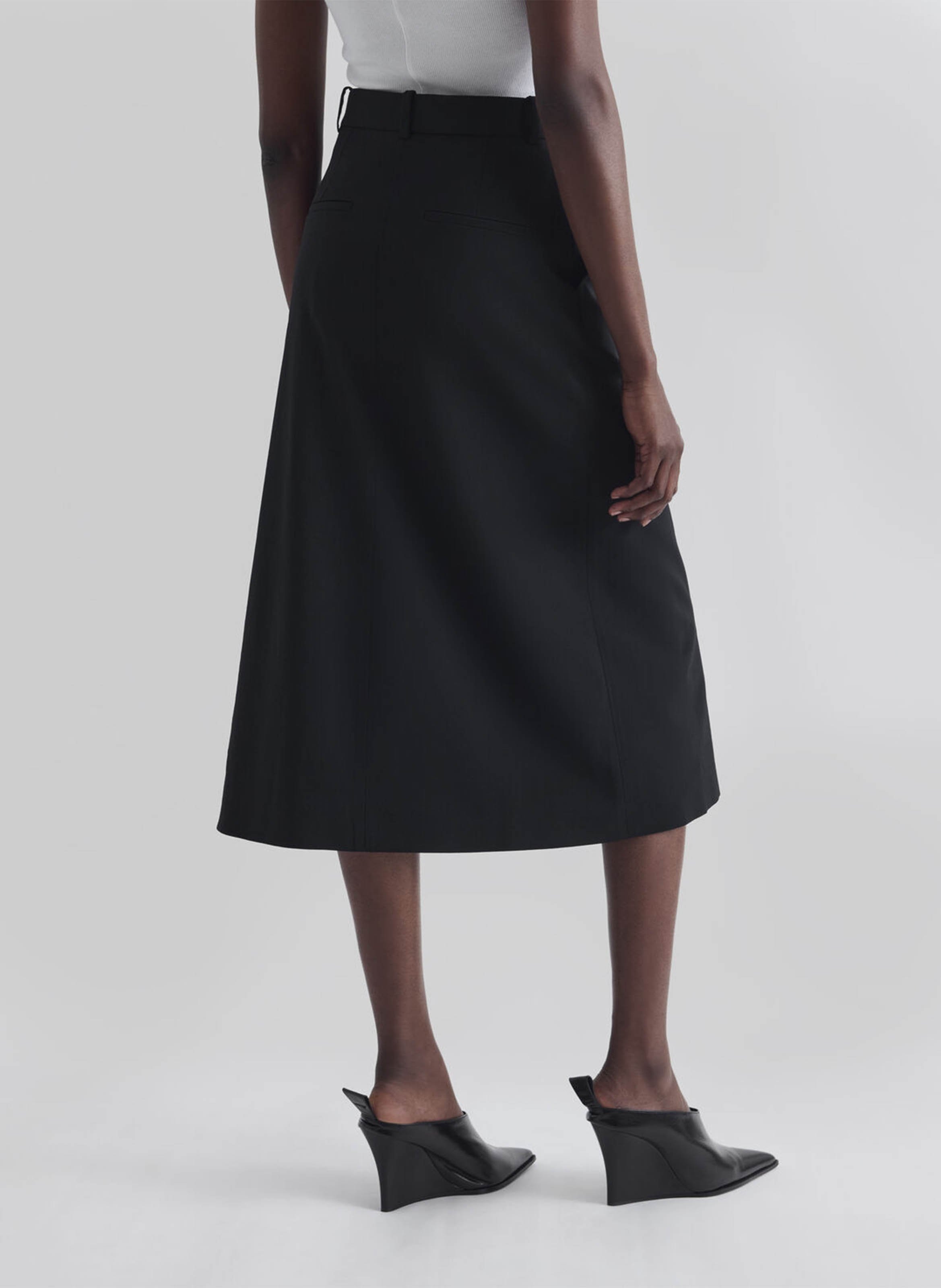 A-line midi skirt IRO Black