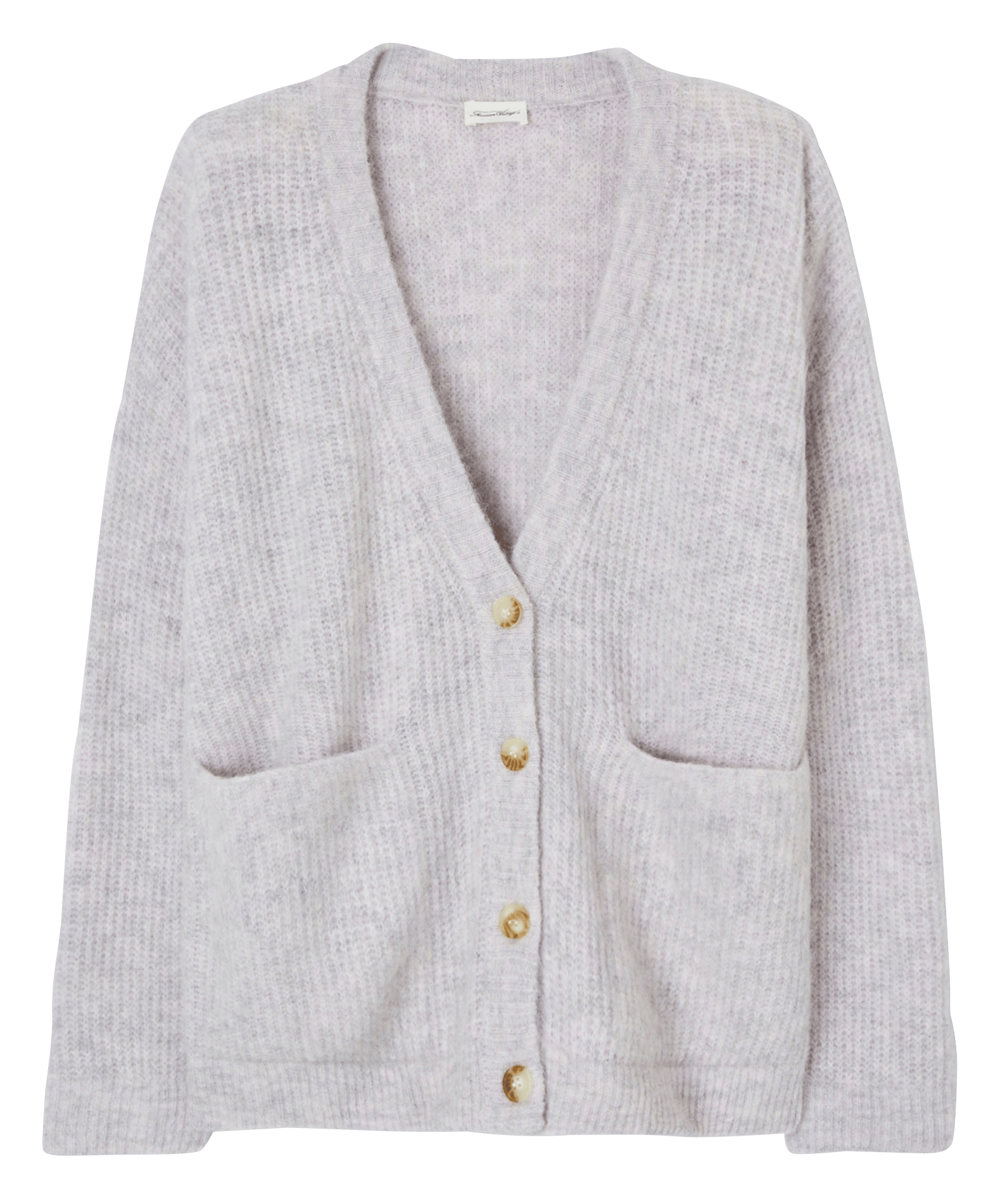 Gilet col V  BleuAMERICAN VINTAGE