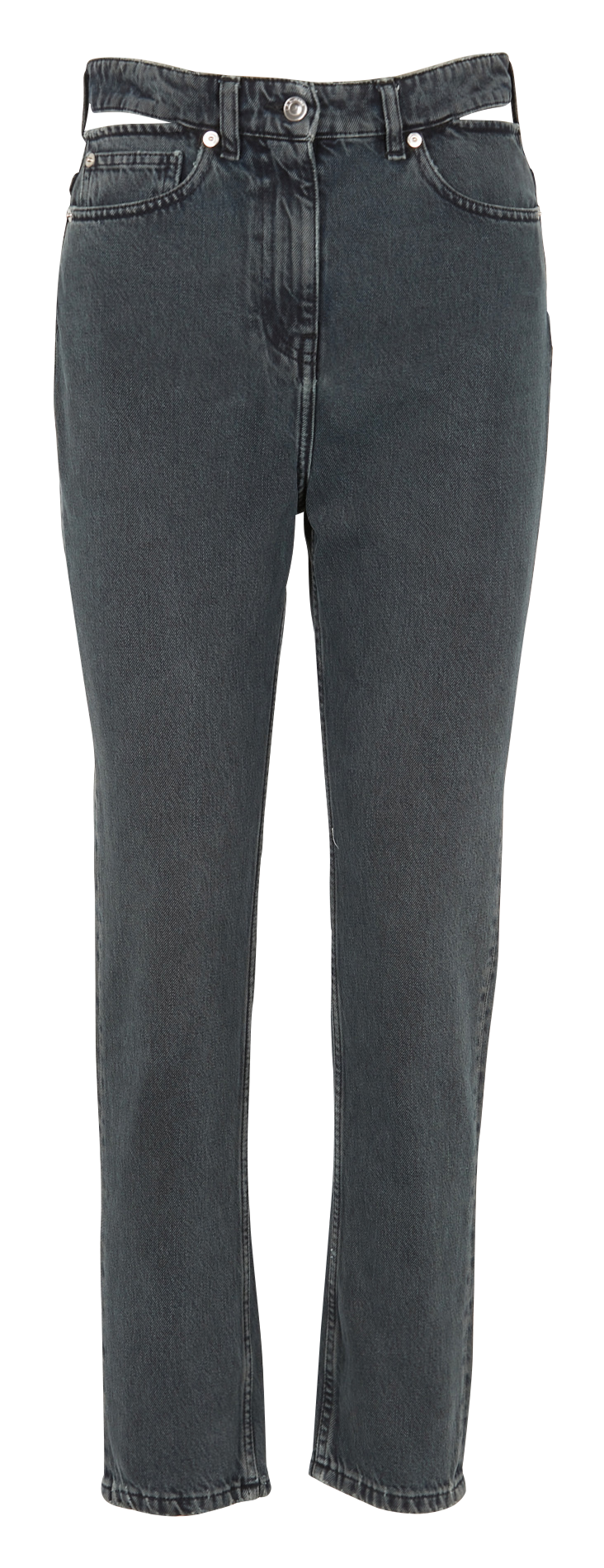 Straight-leg cotton jeans IRO Black