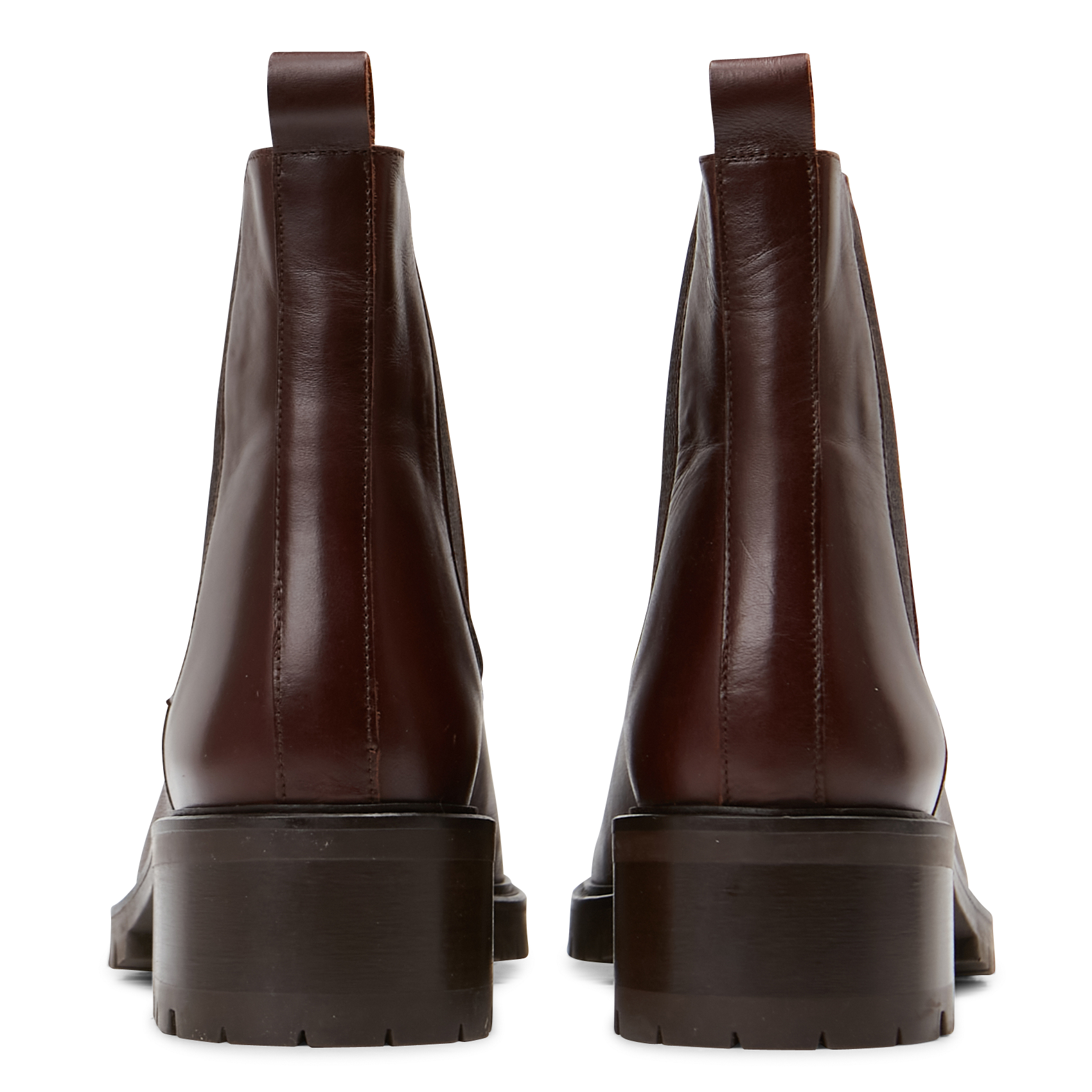 Bottines crantées en cuir MELLOW YELLOW Marron