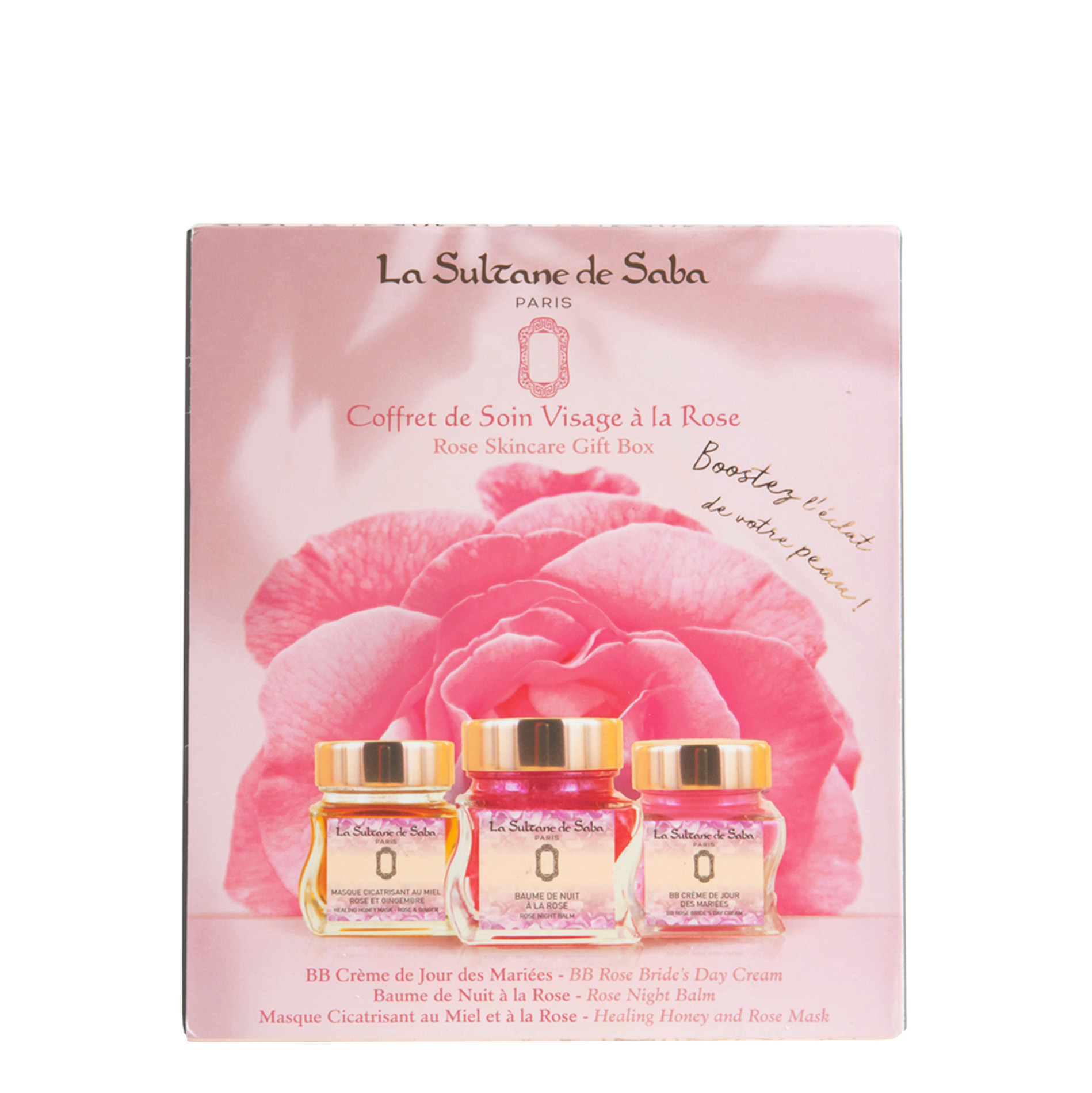 Coffret de soins visage à la Rose LA SULTANE DE SABA No color
