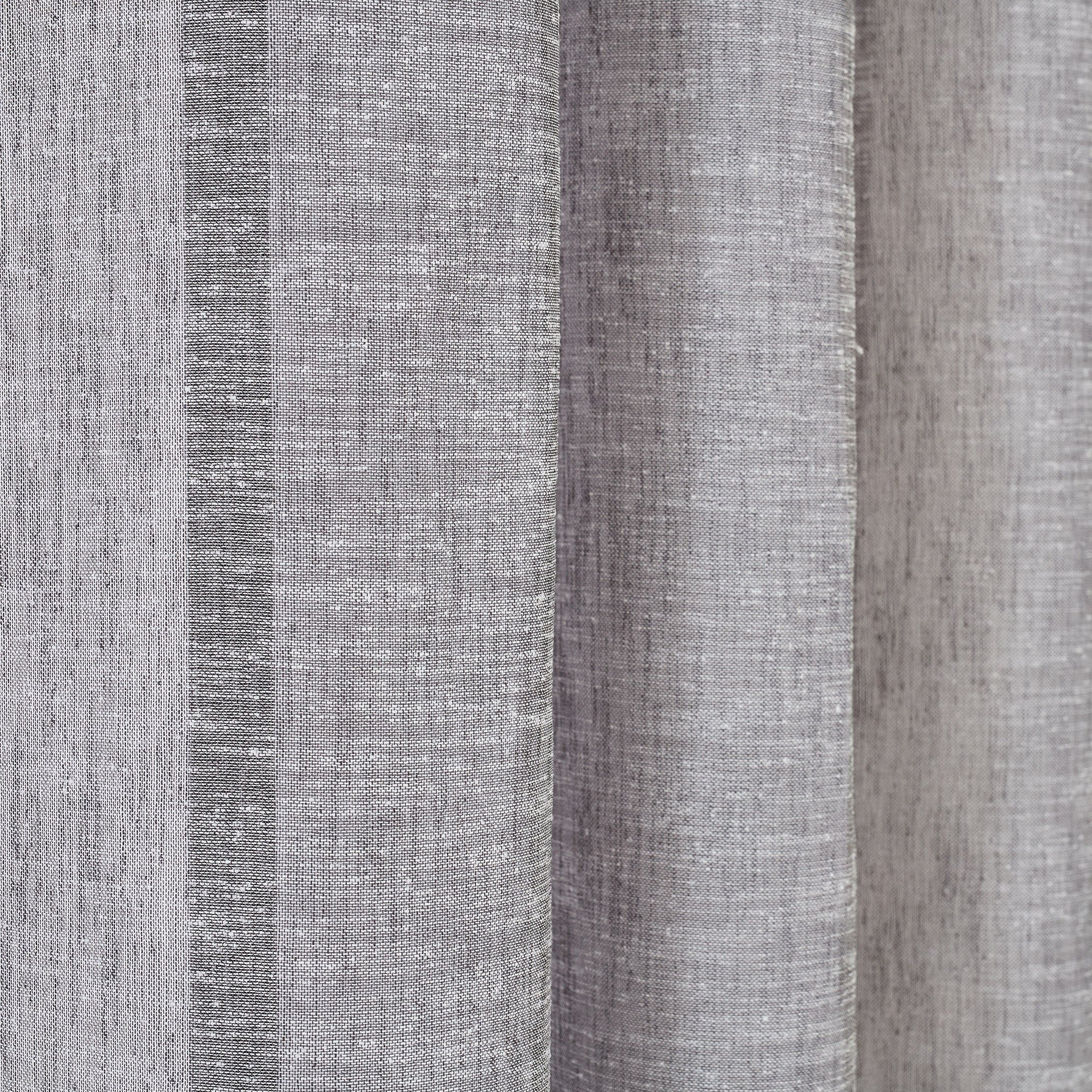 TIM - Net curtain with eyelets MADURA Grey