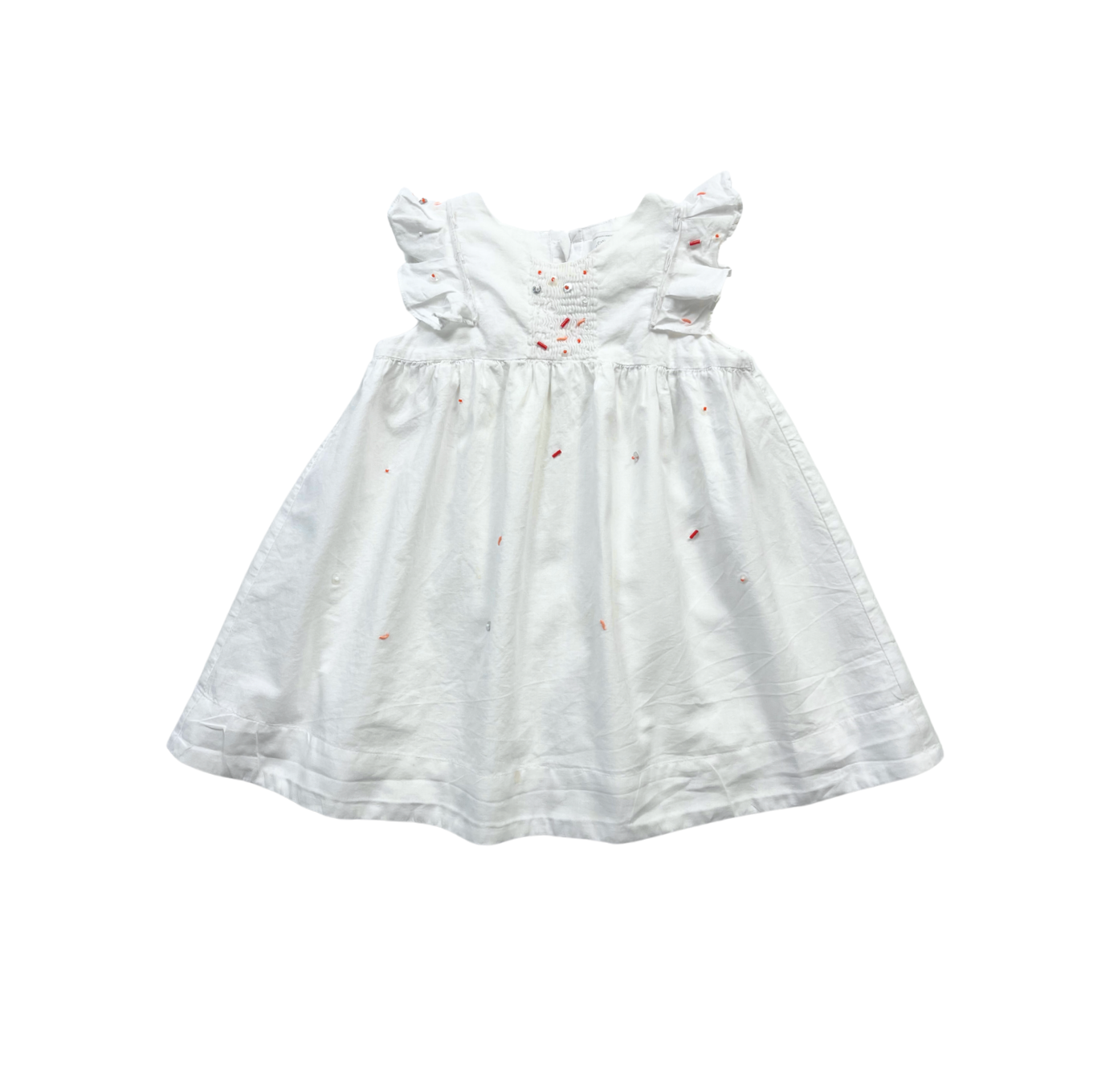 White baby dress - 18 months TARTINE ET CHOCOLAT - seconde-main White