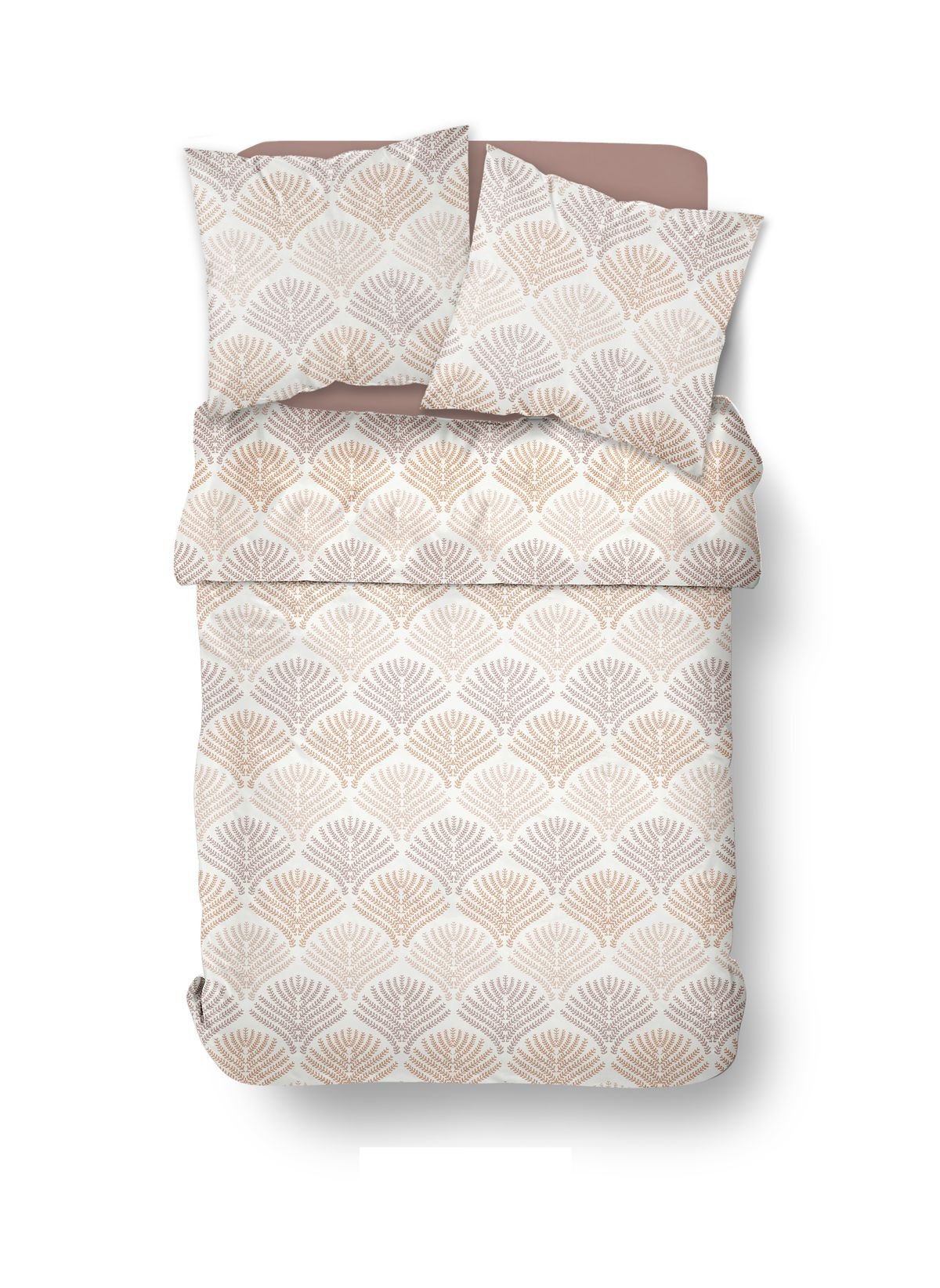 Printed cotton bed set TODAY LINGE DE MAISON White