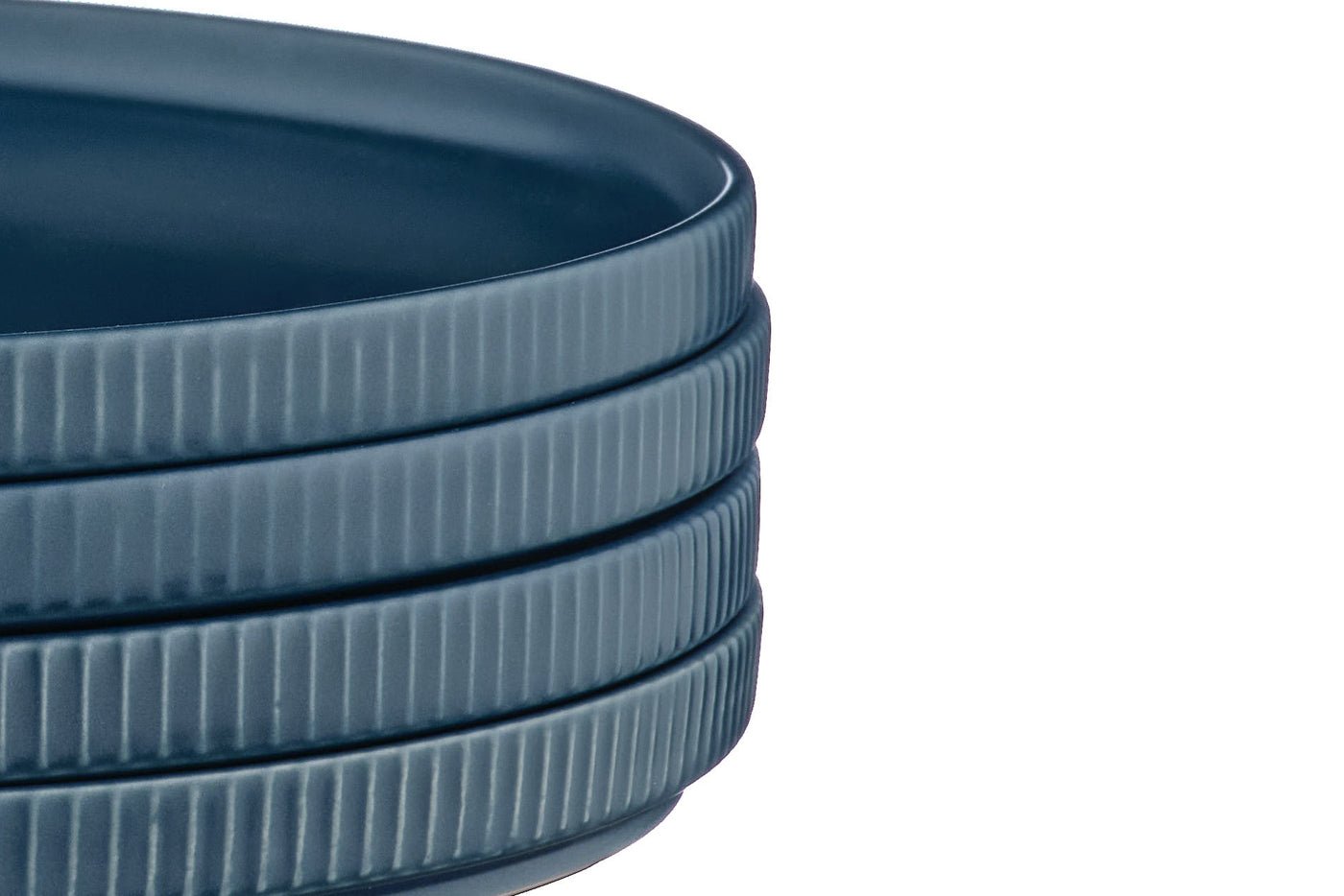 Stoneware Plate Set - 4 pieces BJORN Blue