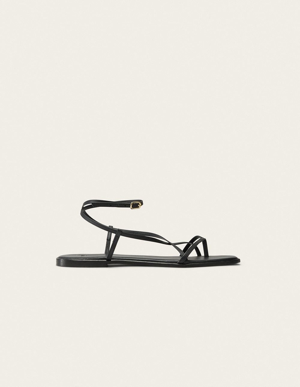 Faux leather sandals ODAJE EX. M.MOUSTACHE Black