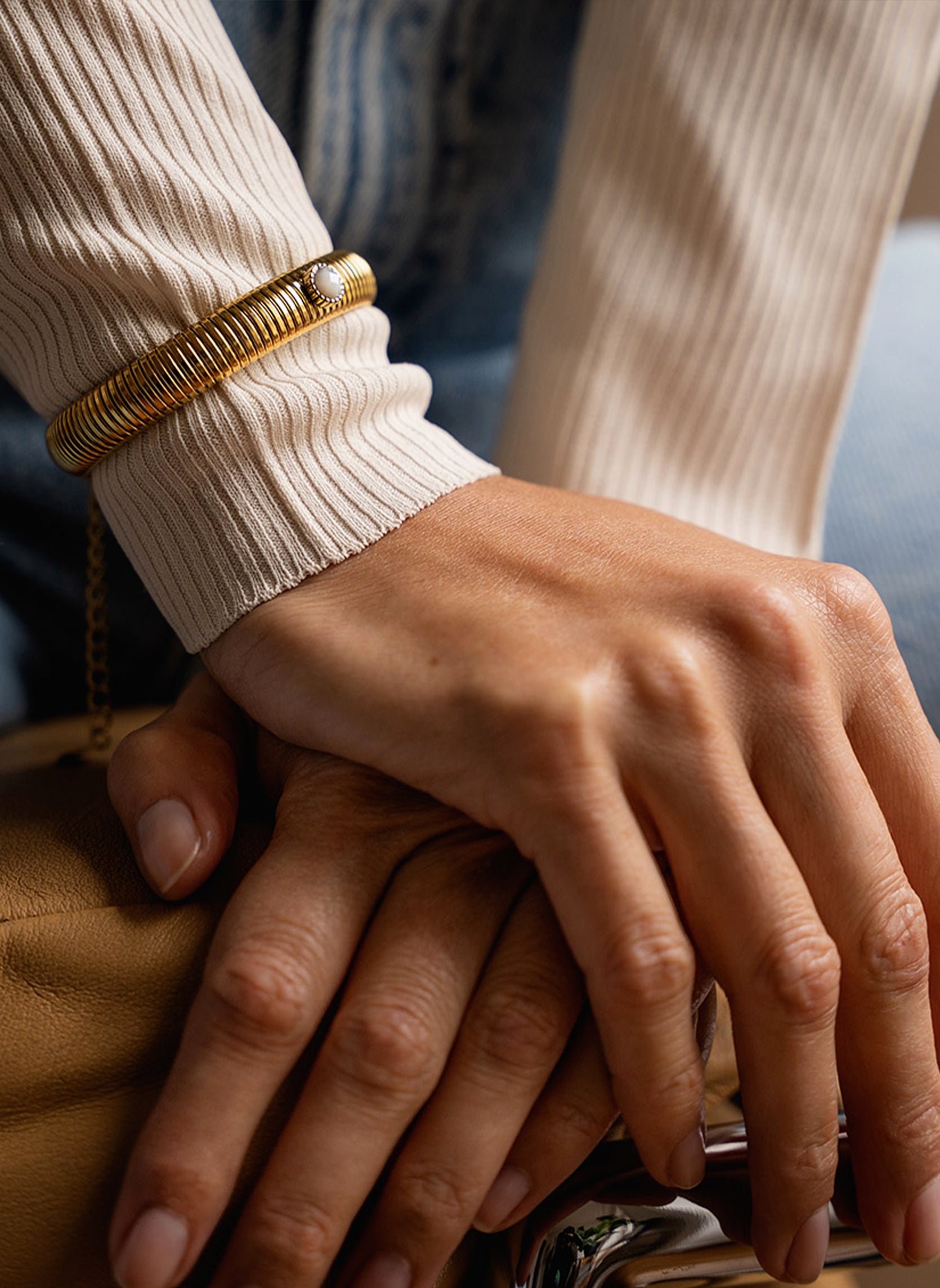 Chain bracelet AVETA AEC Paris White