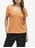 Straight top in mixed recycled fibers VILA