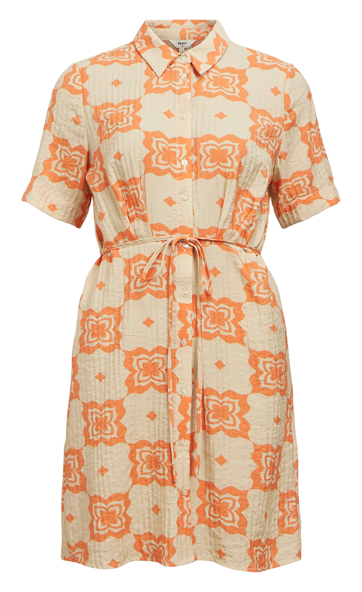 Birmane printed dress OBJECT Beige