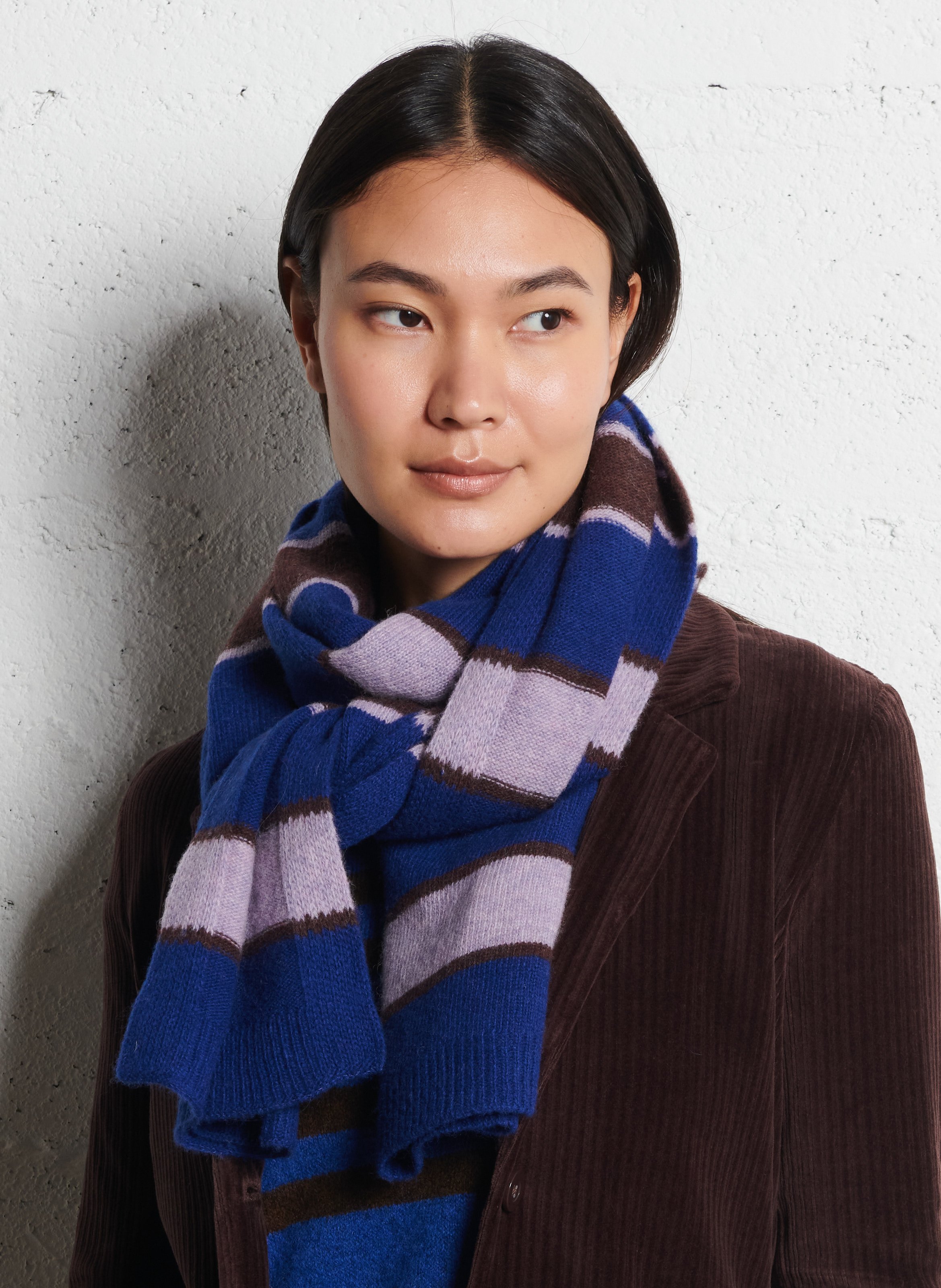 Foulard rayé en laine mélangée NICE THINGS