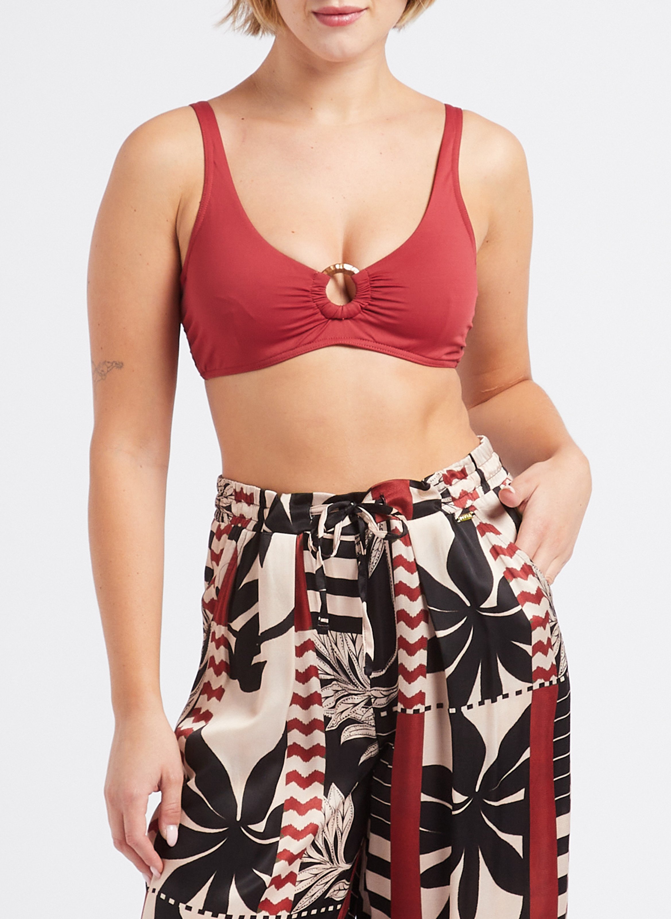 Haut de maillot de bain LIVIA Rose