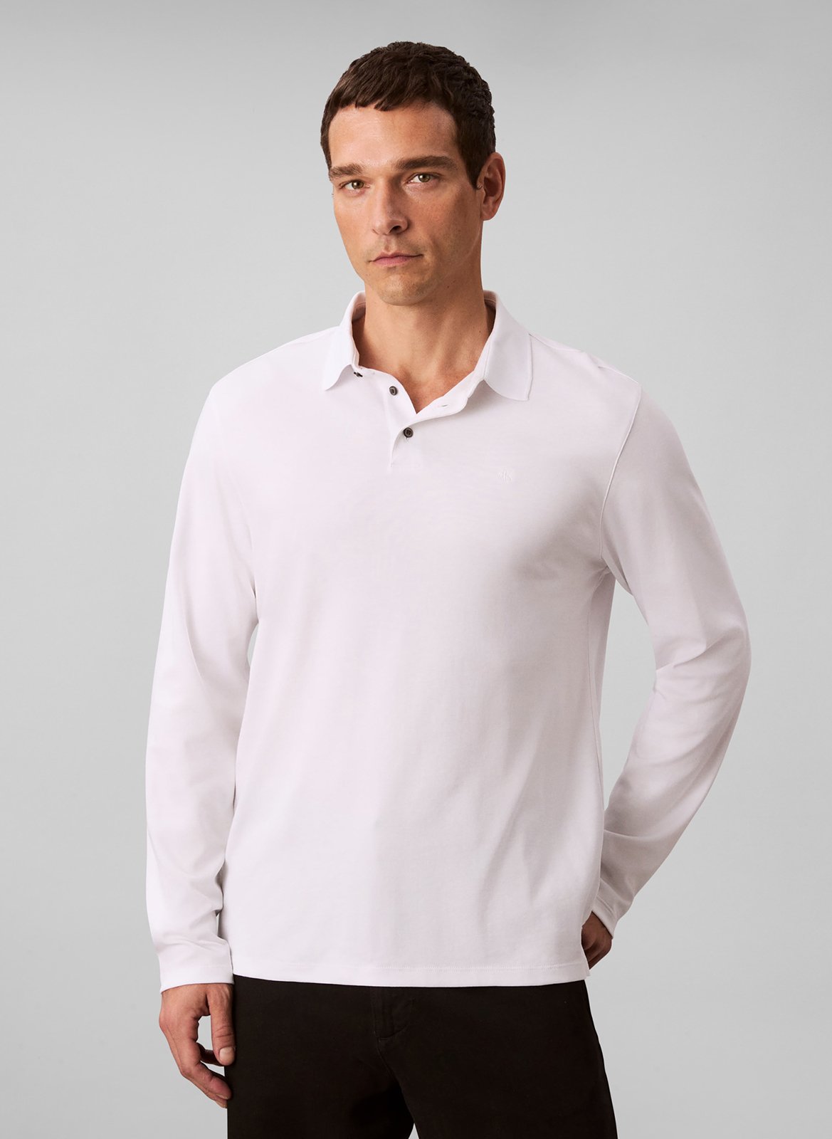 Polo droit en coton CALVIN KLEIN