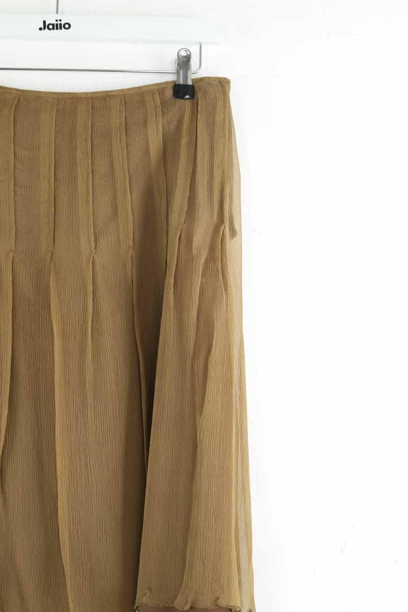 Silk skirt TARA JARMON - Seconde Main Brown