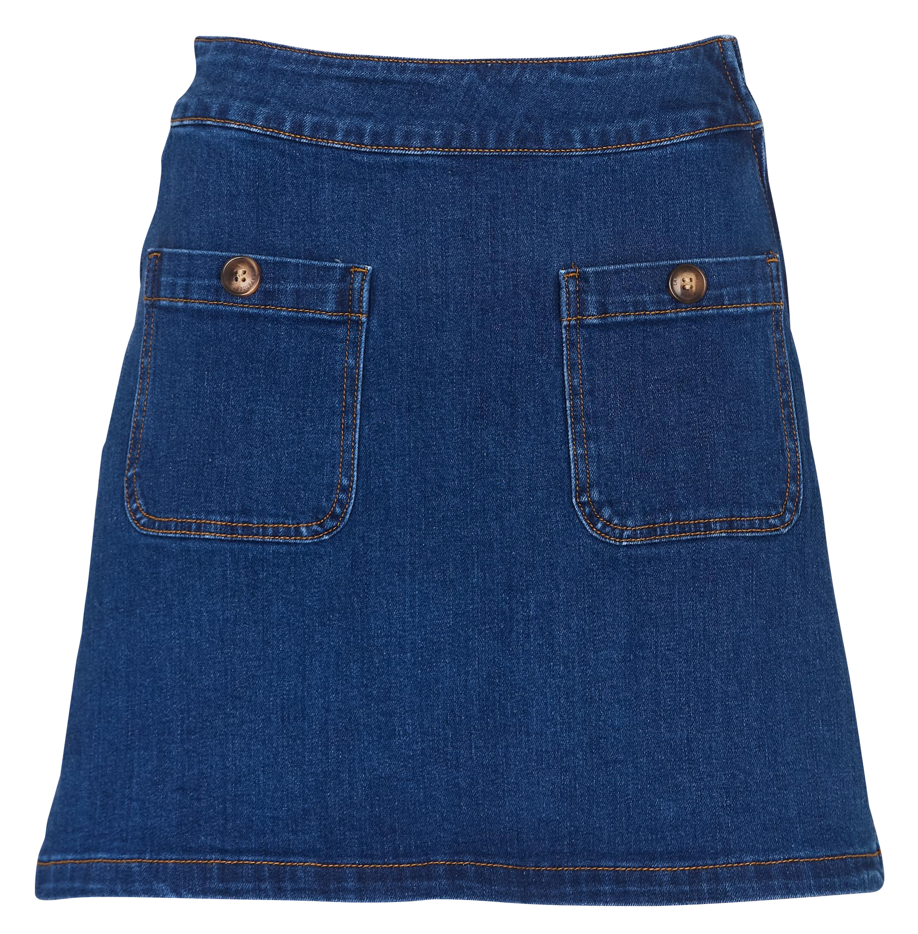 Kurzer A-Linien Jeansrock LA PETITE ETOILE Jeans ohne Waschung