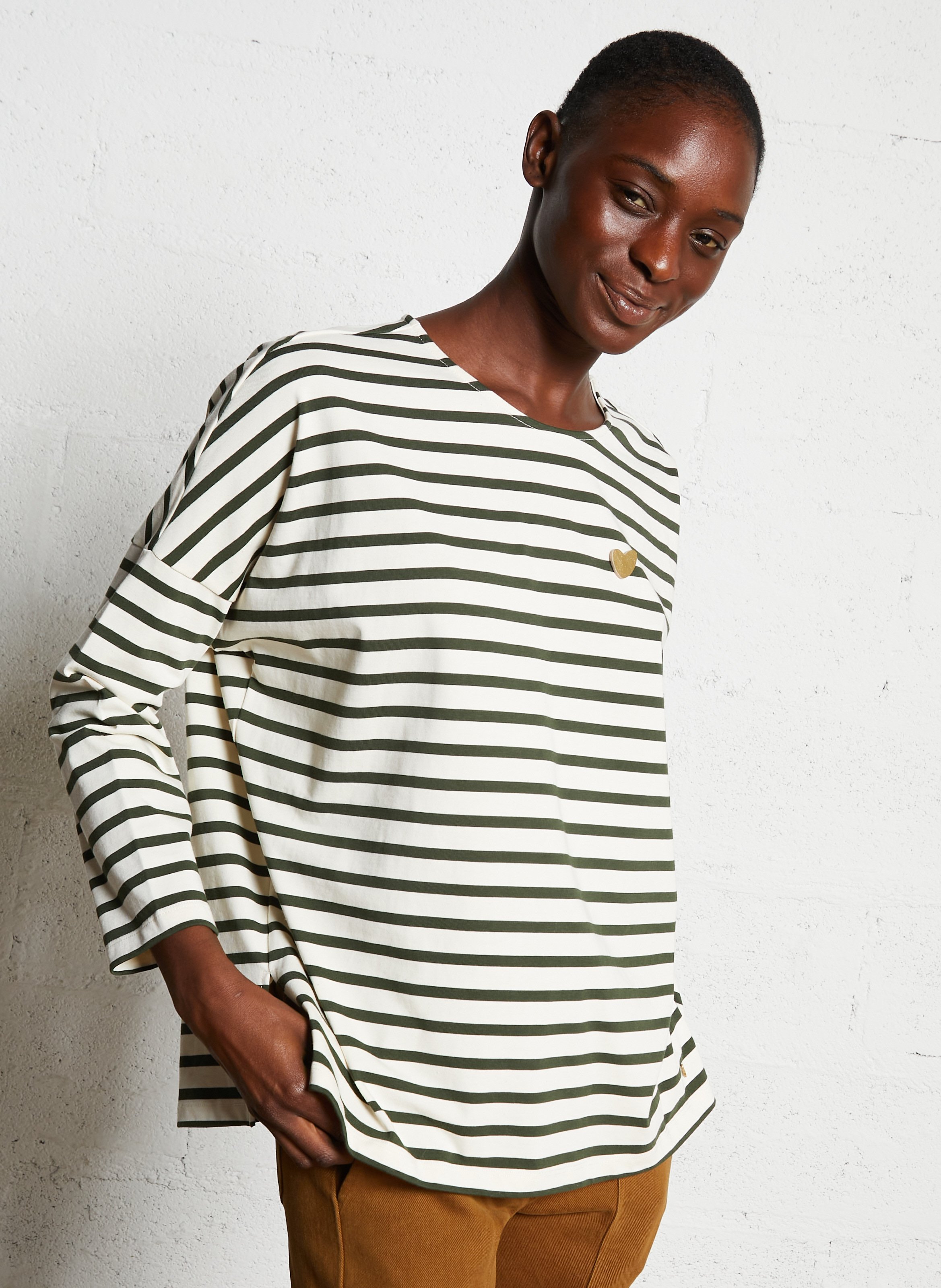 Tee-shirt oversize en coton DES PETITS HAUTS